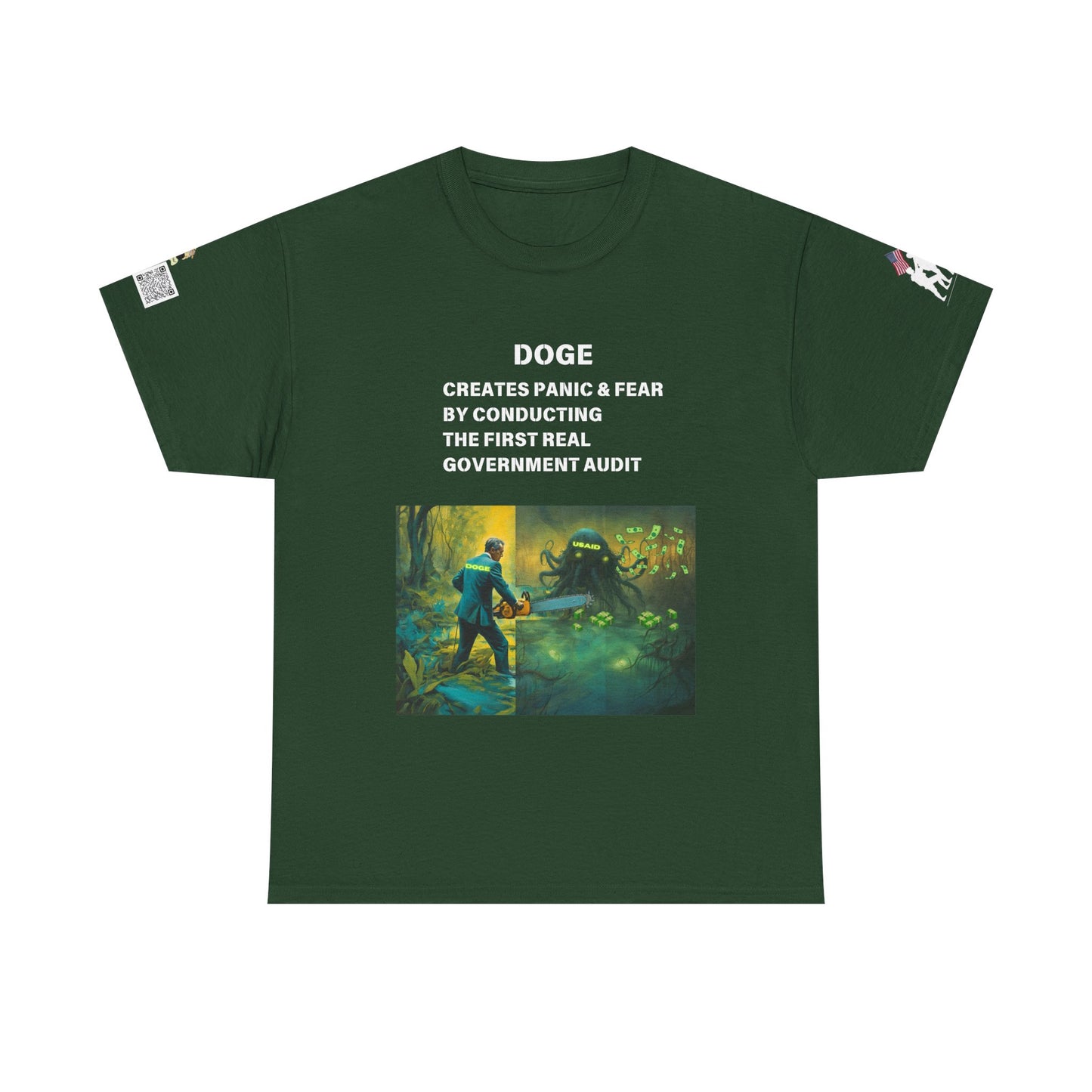 DOGE PANIC MONEY IN DC! Unisex Heavy Cotton Tee