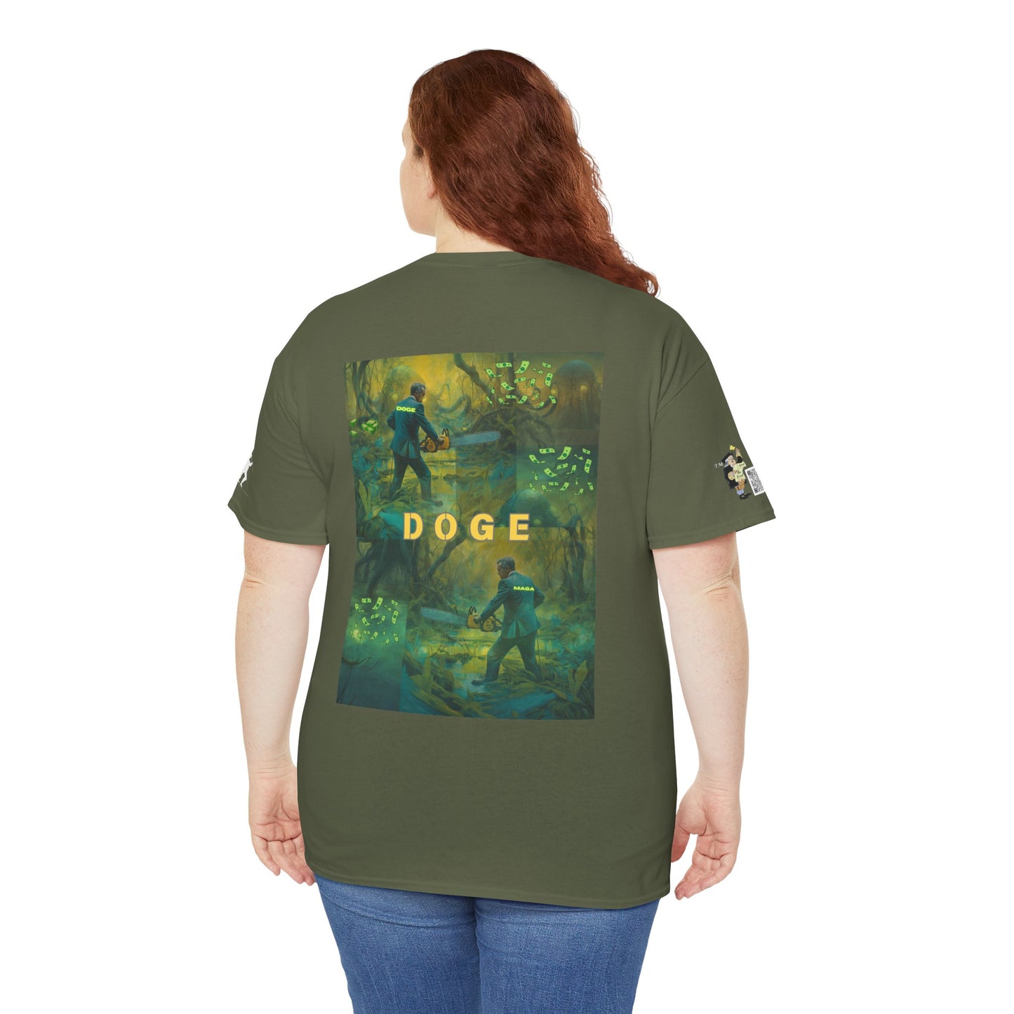 DOGE PANIC MONEY IN DC! Unisex Heavy Cotton Tee