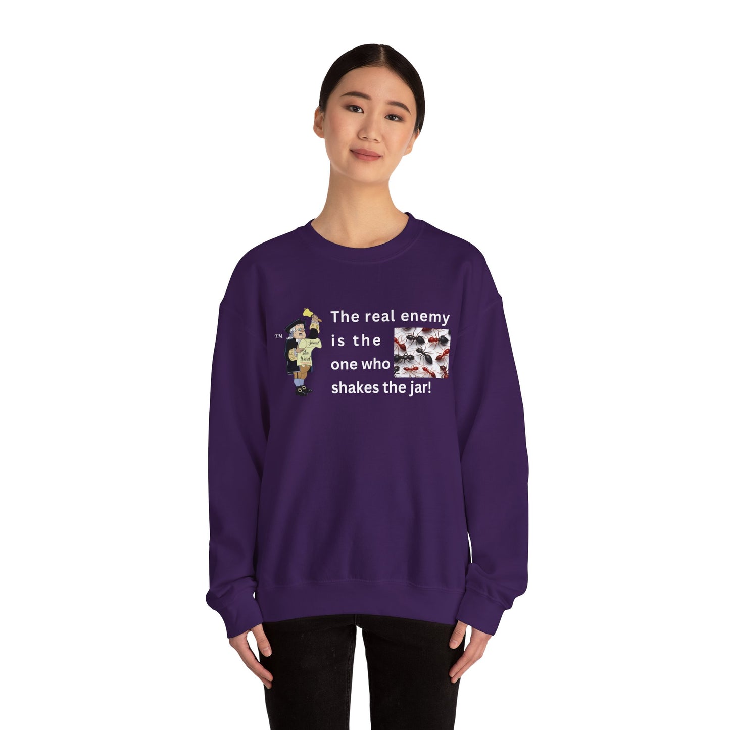 Who Shook the Jar? Unisex Heavy Blend™ Crewneck Sweatshirt