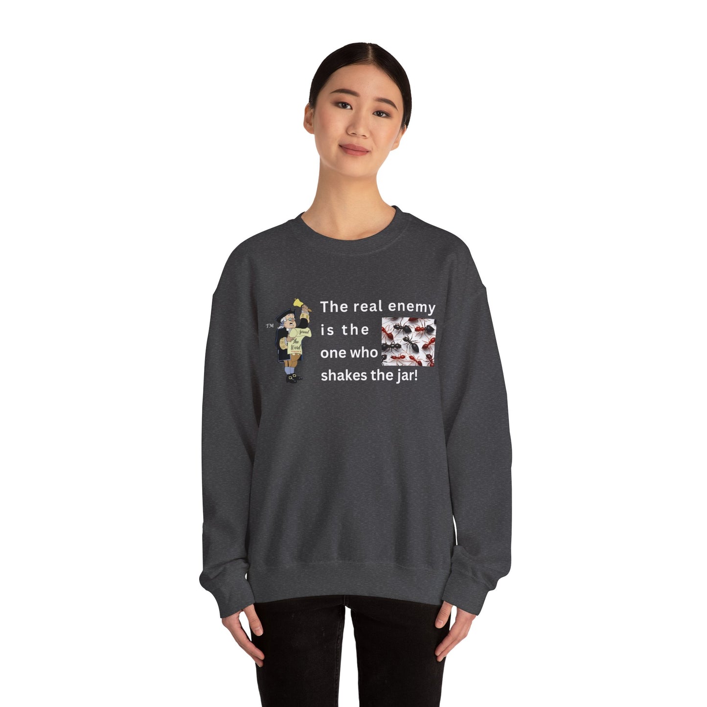 Who Shook the Jar? Unisex Heavy Blend™ Crewneck Sweatshirt