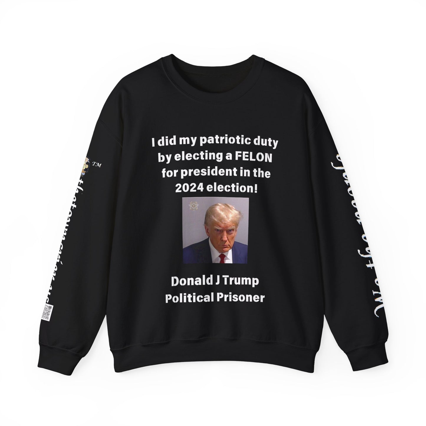 Felon for President! Unisex Heavy Blend™ Crewneck Sweatshirt