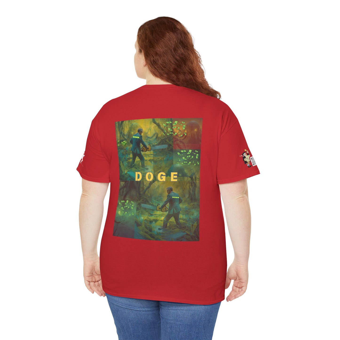 DOGE PANIC MONEY IN DC! Unisex Heavy Cotton Tee