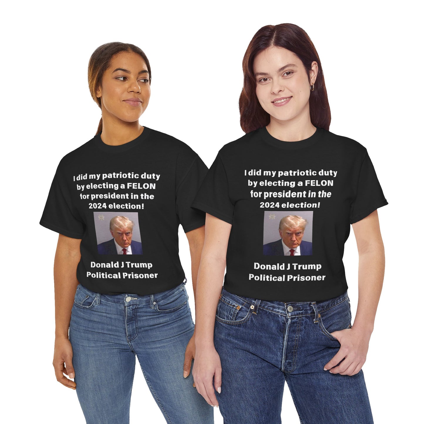 Felon for President! Unisex Heavy Cotton Tee