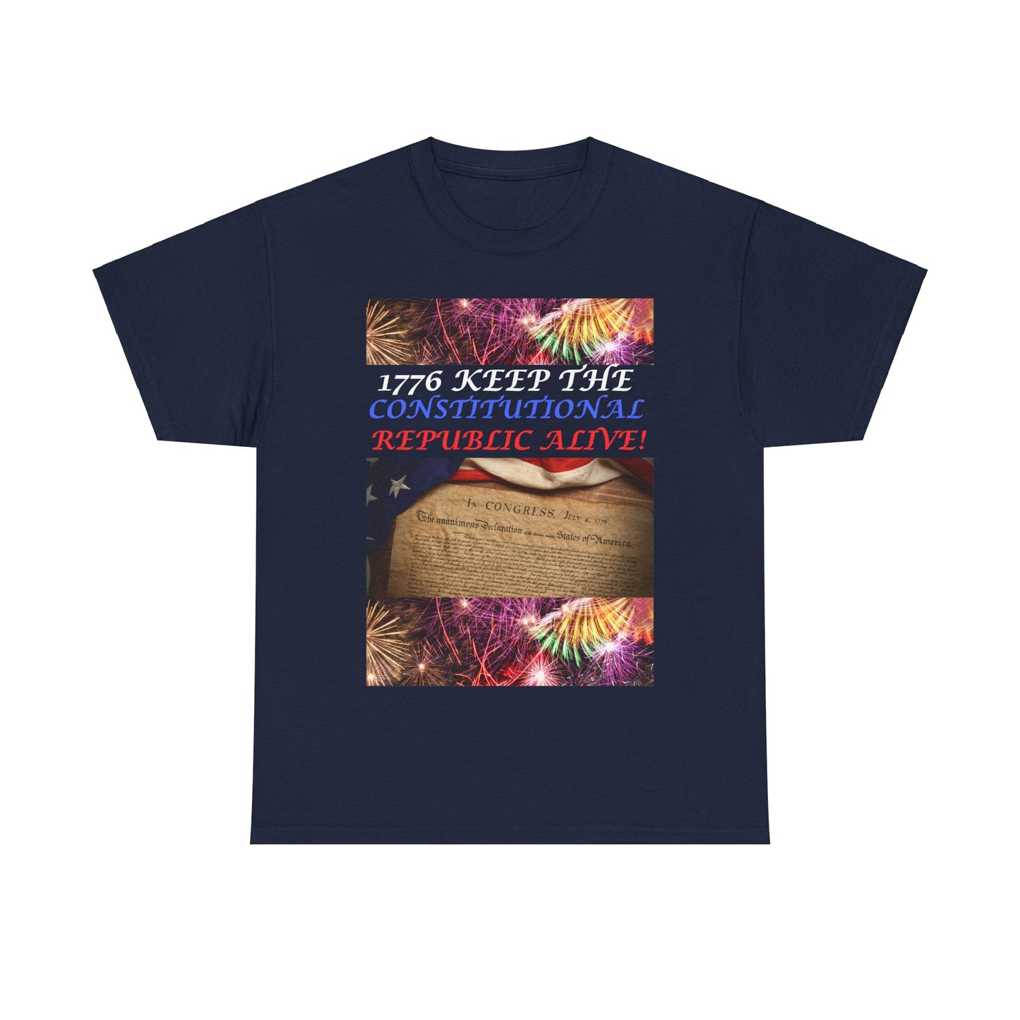 4th of July All Year Long! Unisex Heavy Cotton Tee