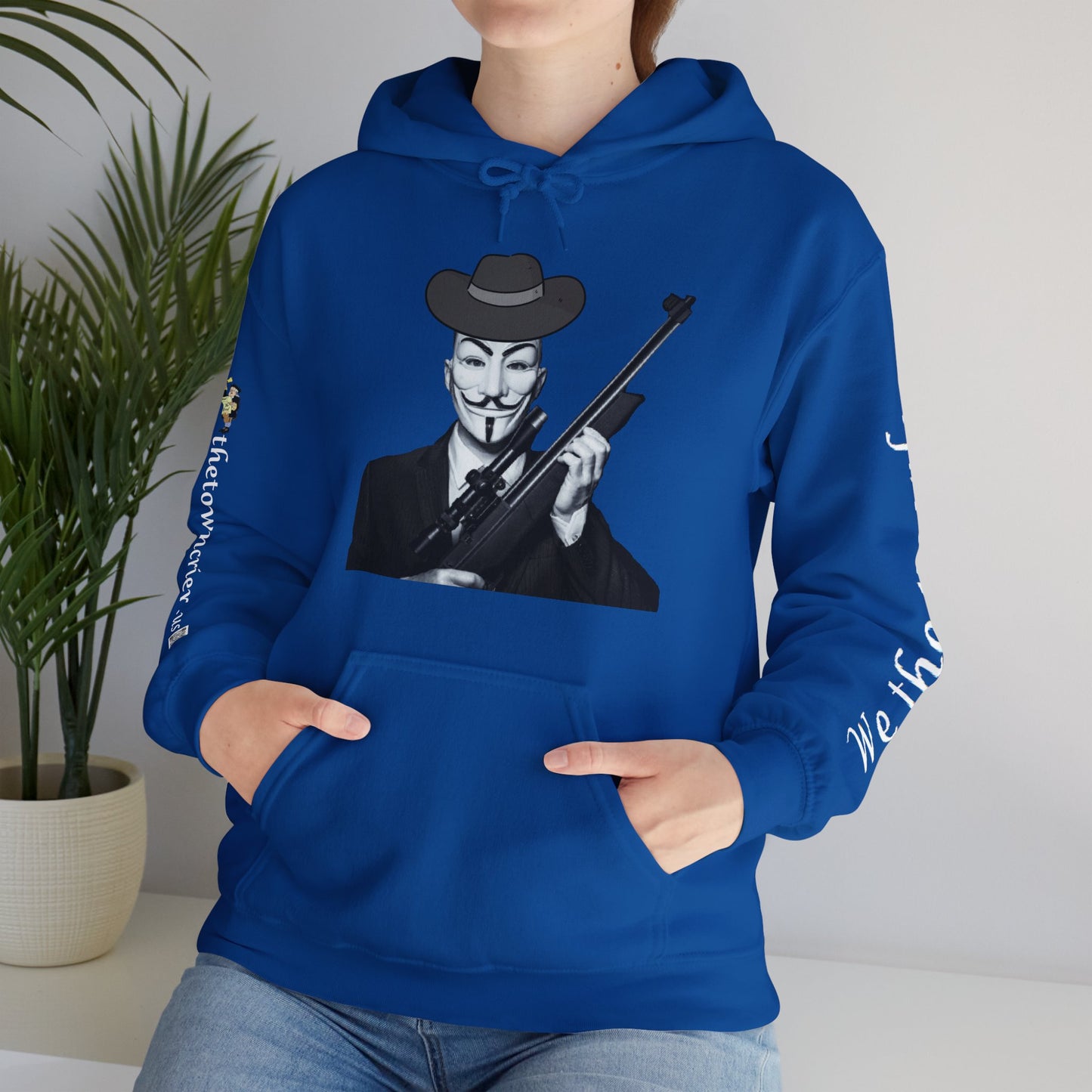 Guy Fawkes Hoodie Unisex Heavy Blend™ Hooded Sweatshirt