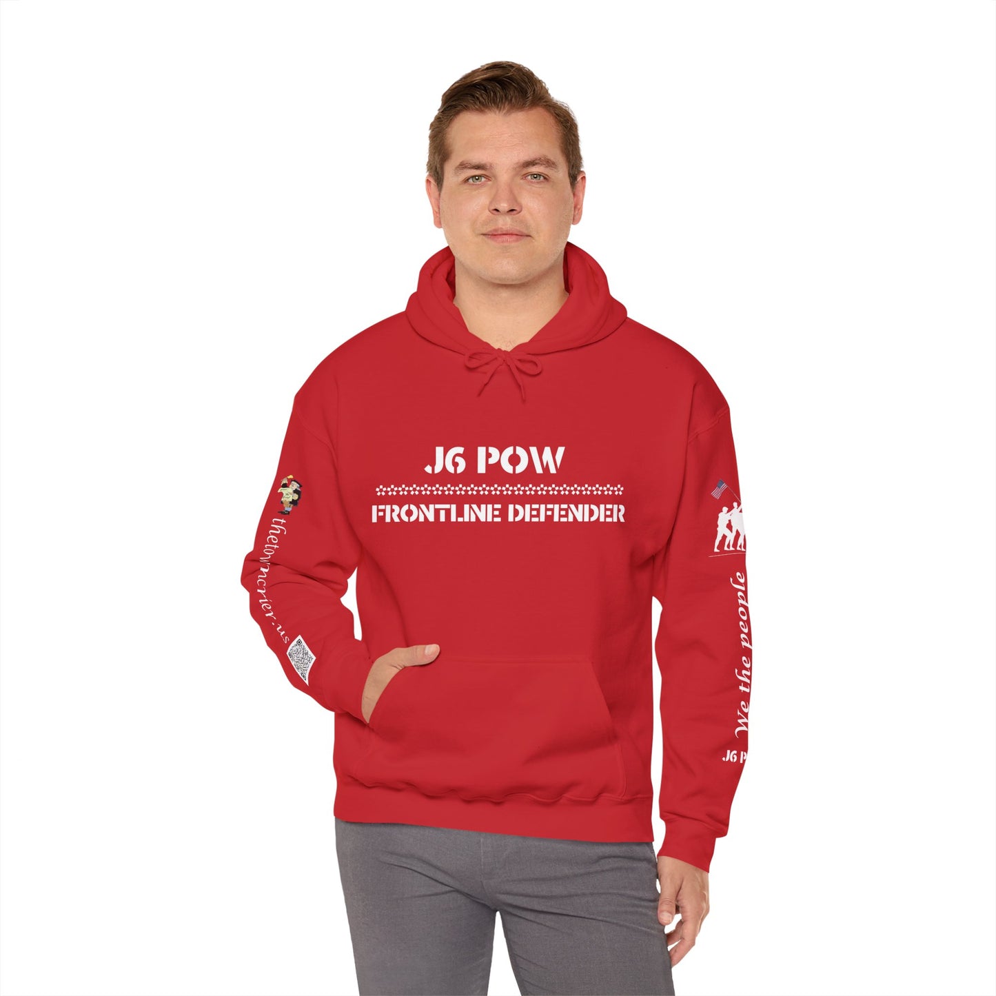 J6 POW of Unselect Unisex Heavy Blend™ Hooded Sweatshirt