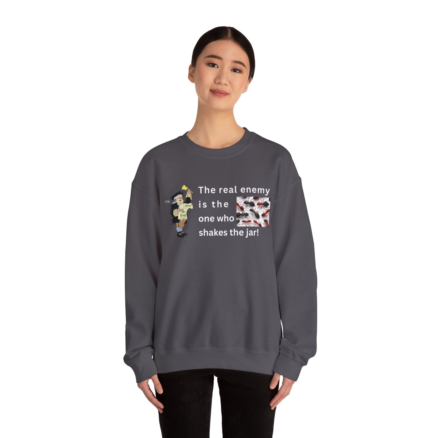 Who Shook the Jar? Unisex Heavy Blend™ Crewneck Sweatshirt