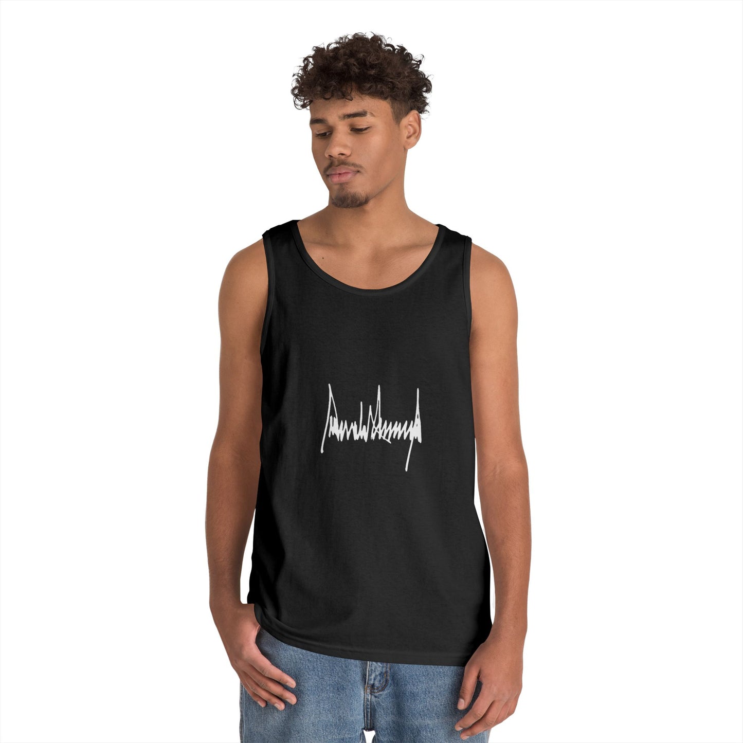 Coming for You! Unisex Heavy Cotton Tank Top - Bold Graphic Design for Statement Style