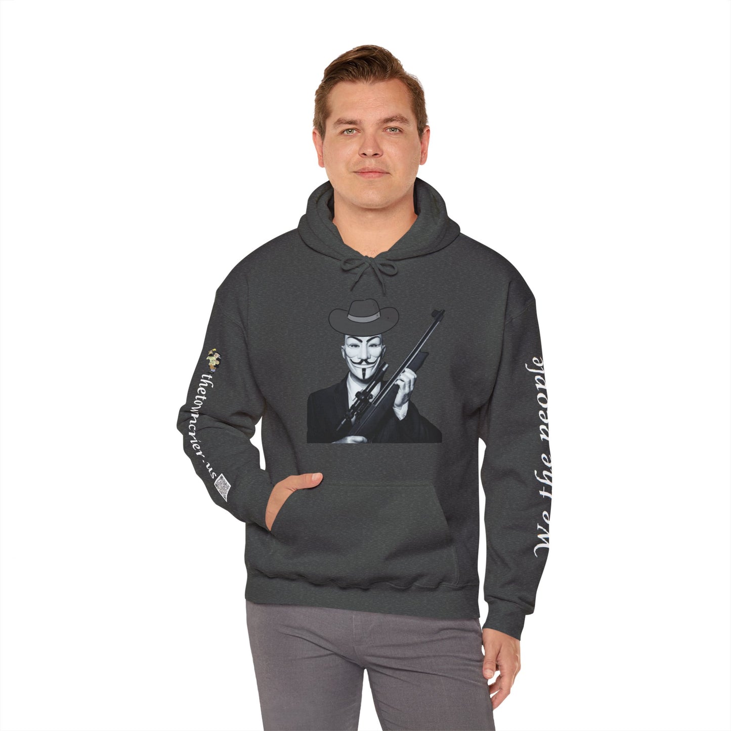 Guy Fawkes Hoodie Unisex Heavy Blend™ Hooded Sweatshirt