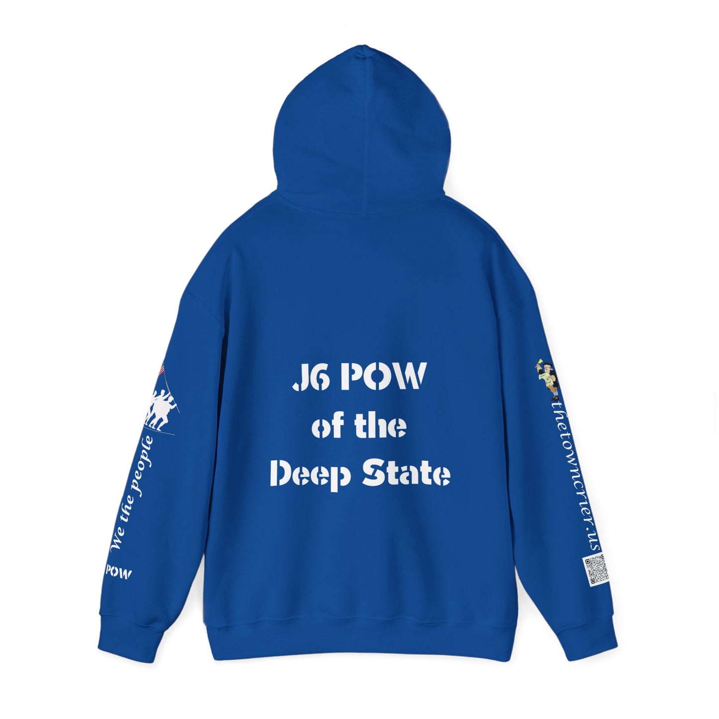J6 POW of the Deep State! Unisex Heavy Blend™ Hooded Sweatshirt