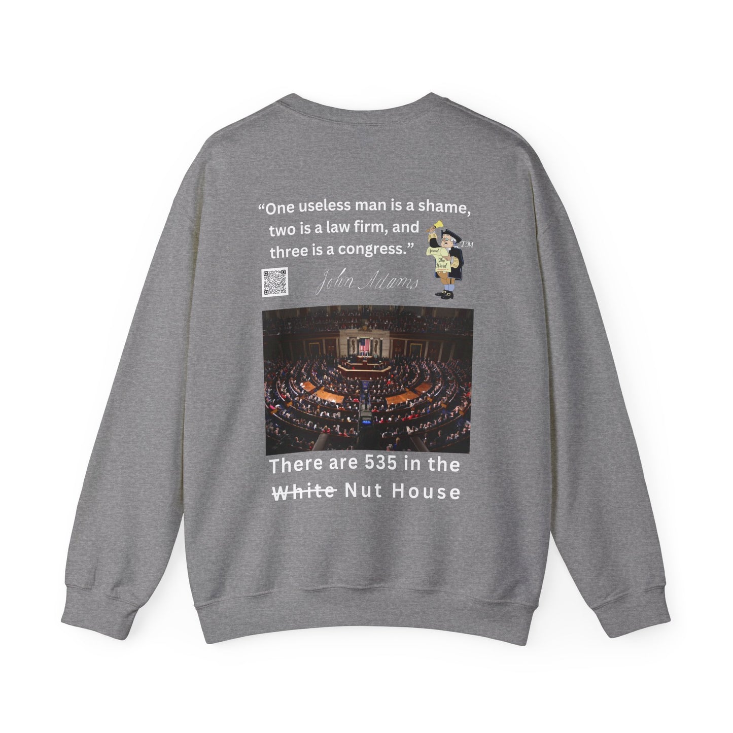 John Adams Unisex Heavy Blend™ Crewneck Sweatshirt