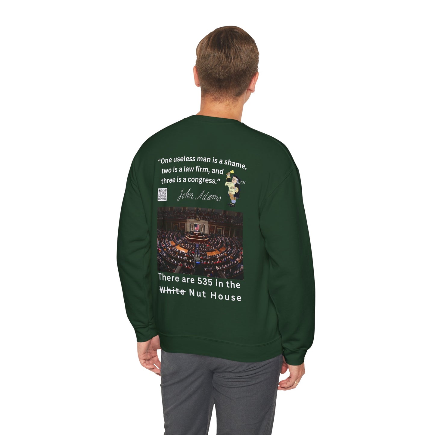 John Adams Unisex Heavy Blend™ Crewneck Sweatshirt