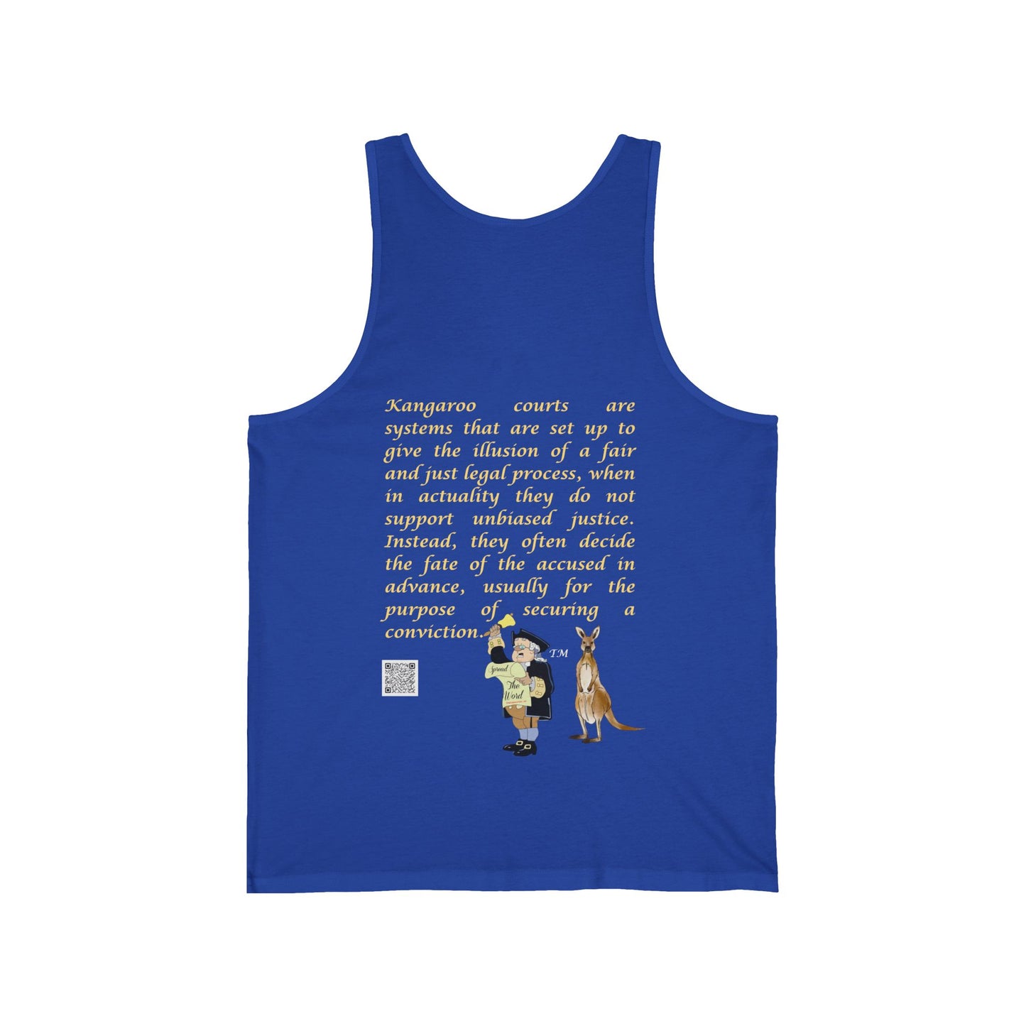 Kangaroo Court Unisex Jersey Tank