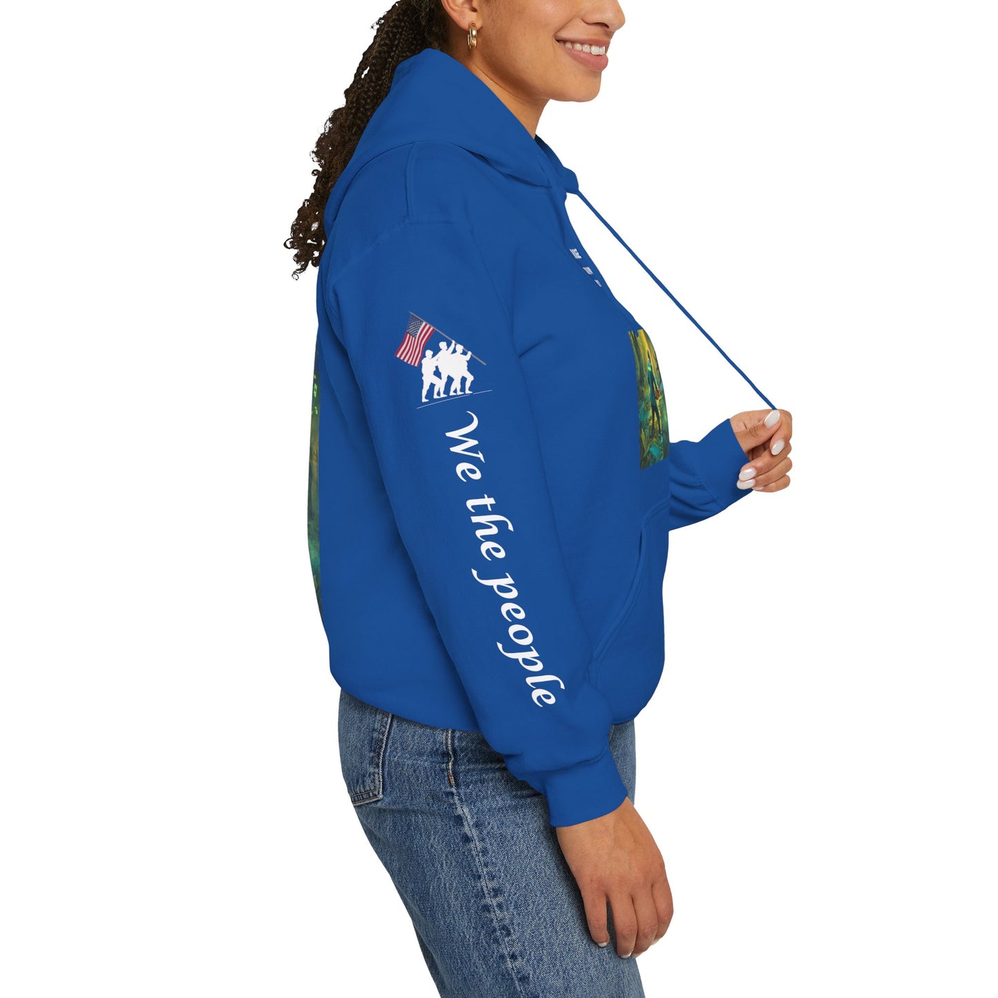 DOGE PANIC MONEY IN DC! Unisex Heavy Blend™ Hooded Sweatshirt