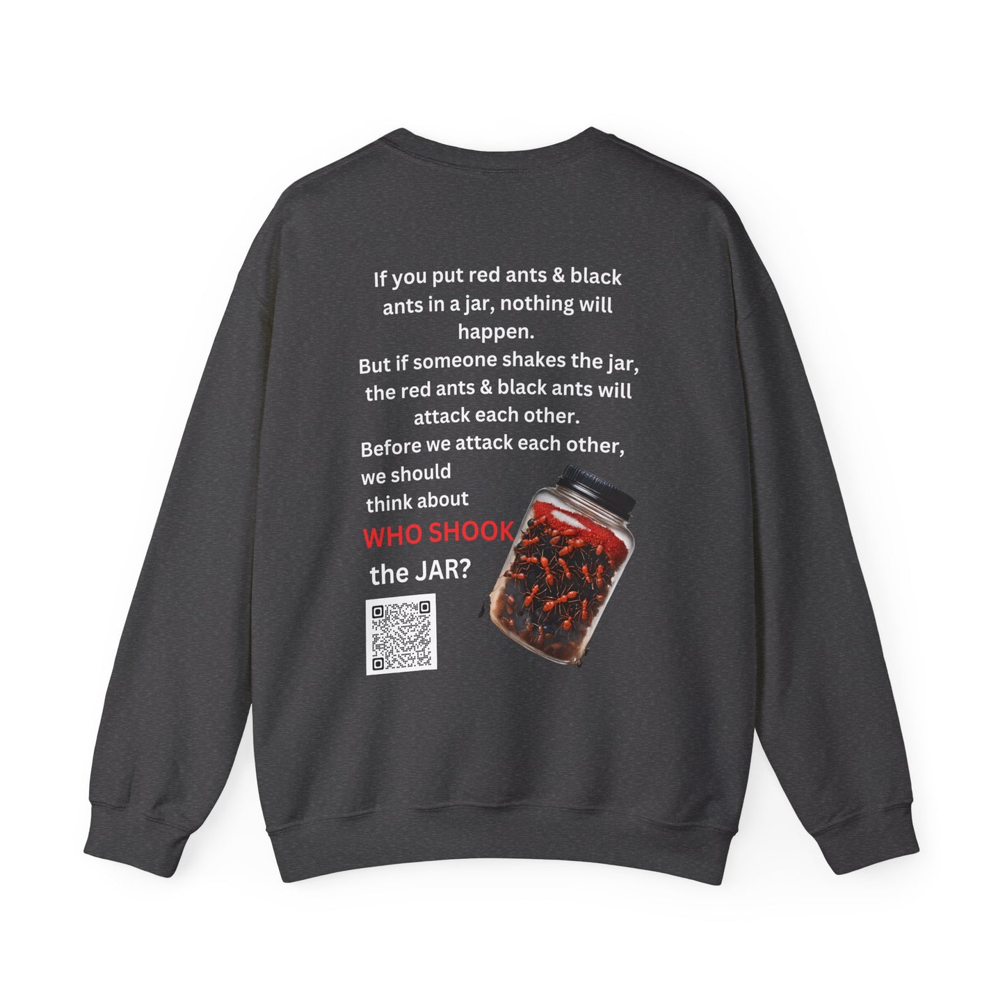 Who Shook the Jar? Unisex Heavy Blend™ Crewneck Sweatshirt