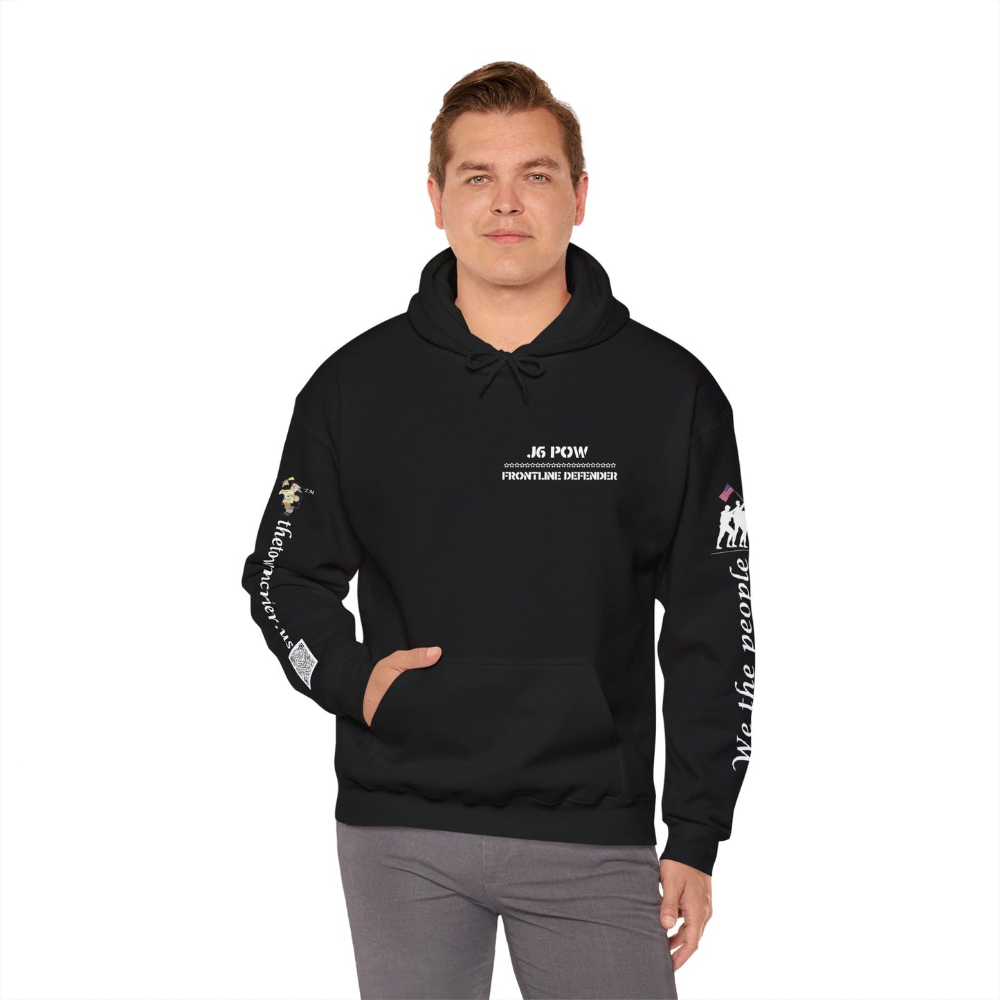 J6 POW Unisex Heavy Blend™ Hooded Sweatshirt