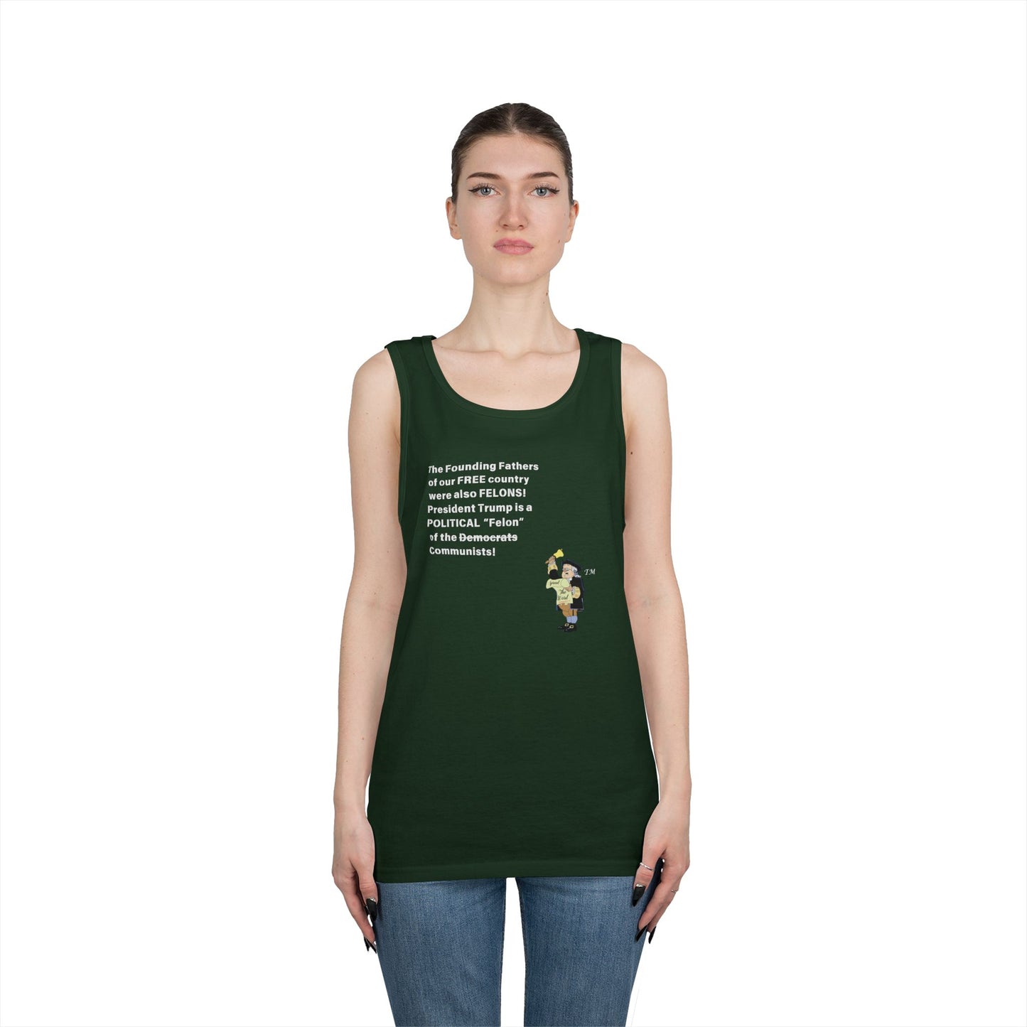 Founding Felons Tank Top - Unisex Heavy Cotton Style