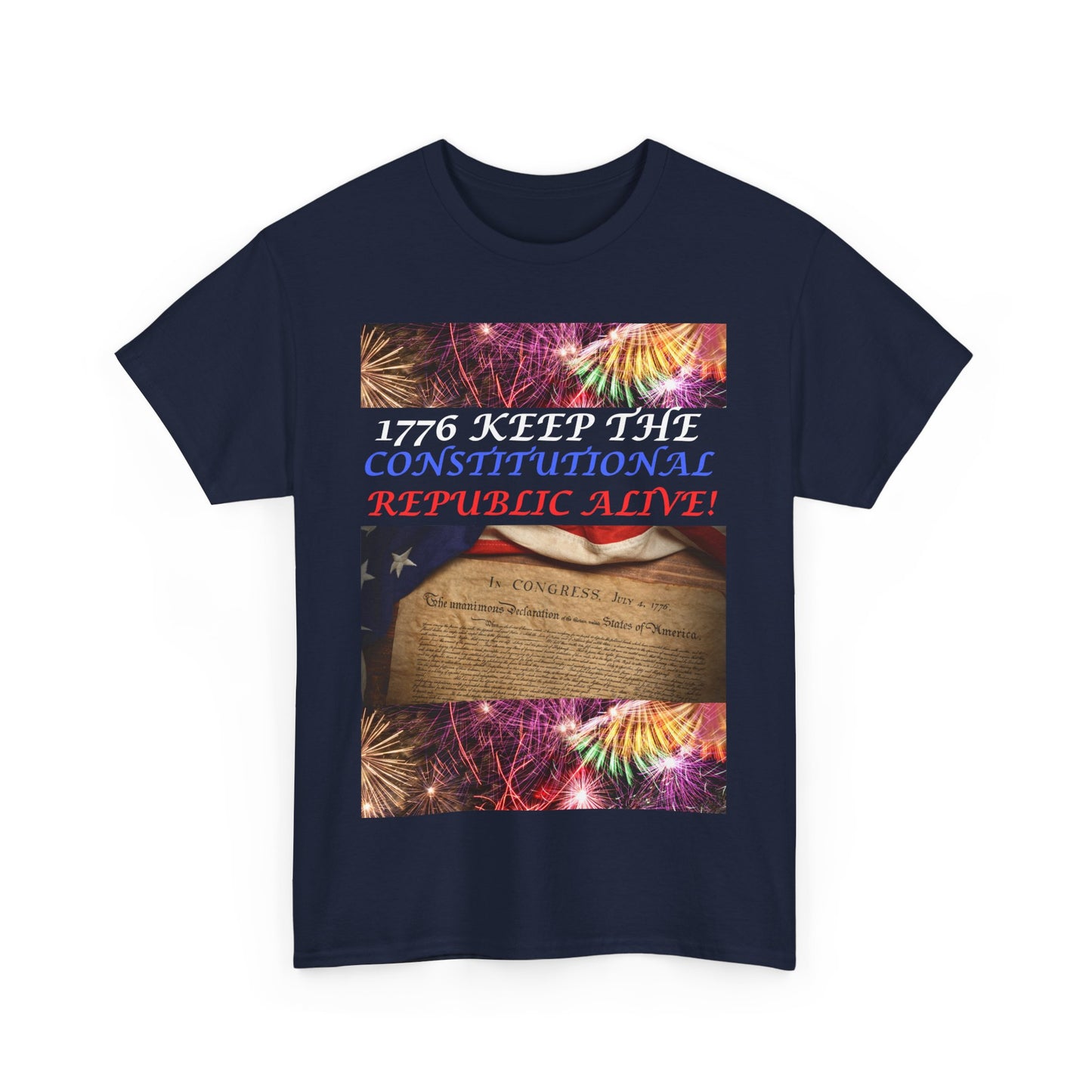 4th of July All Year Long! Unisex Heavy Cotton Tee