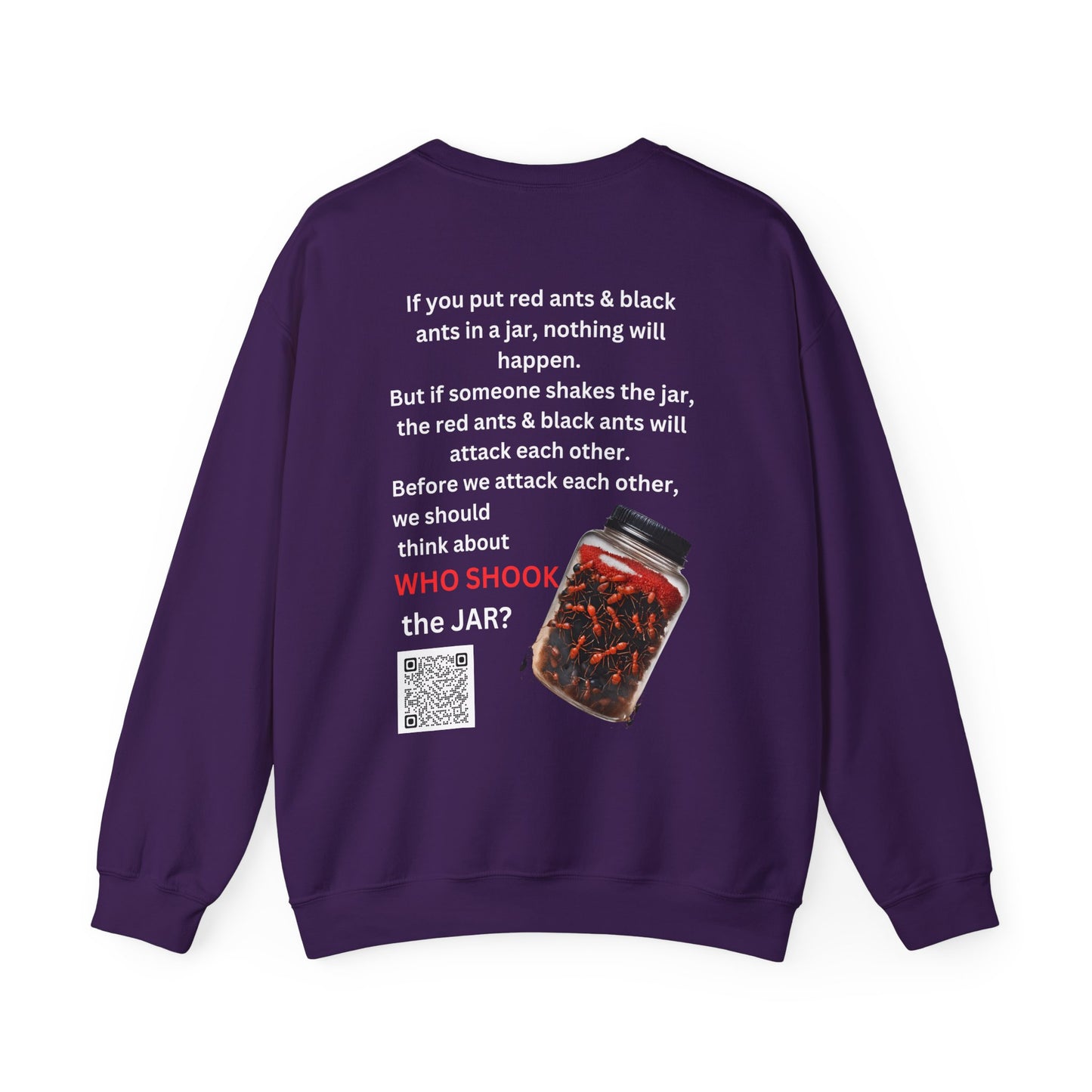 Who Shook the Jar? Unisex Heavy Blend™ Crewneck Sweatshirt