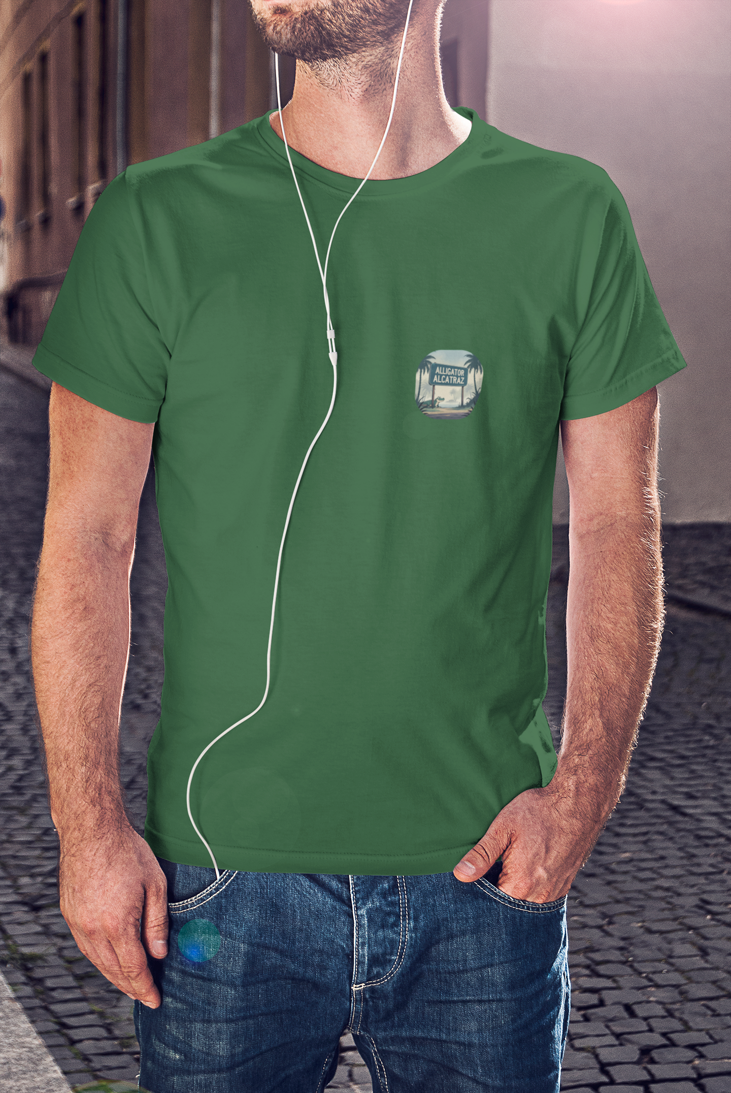 Alligator Alcatraz Unisex Graphic Tee, Fun Casual Shirt, Streetwear Style, Perfect for Summer Outings, Gift for Teens