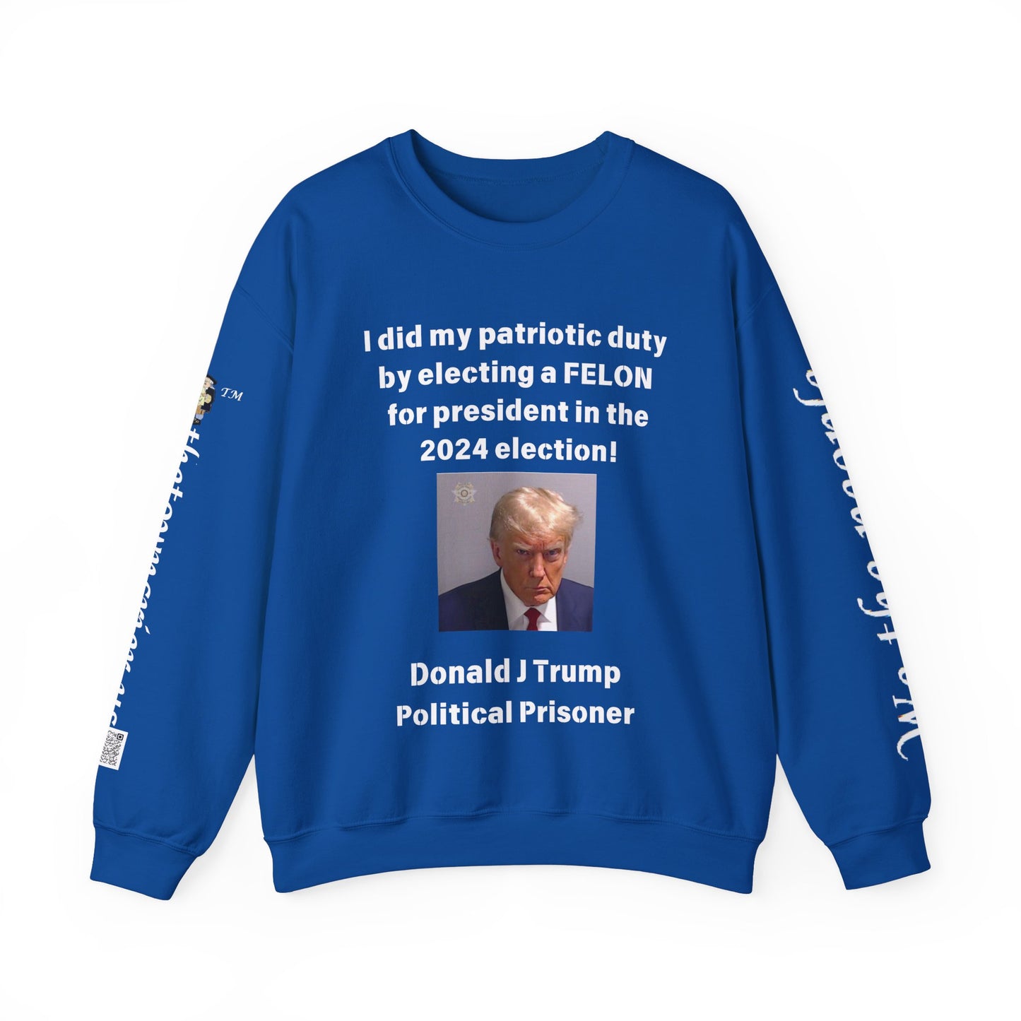Felon for President! Unisex Heavy Blend™ Crewneck Sweatshirt