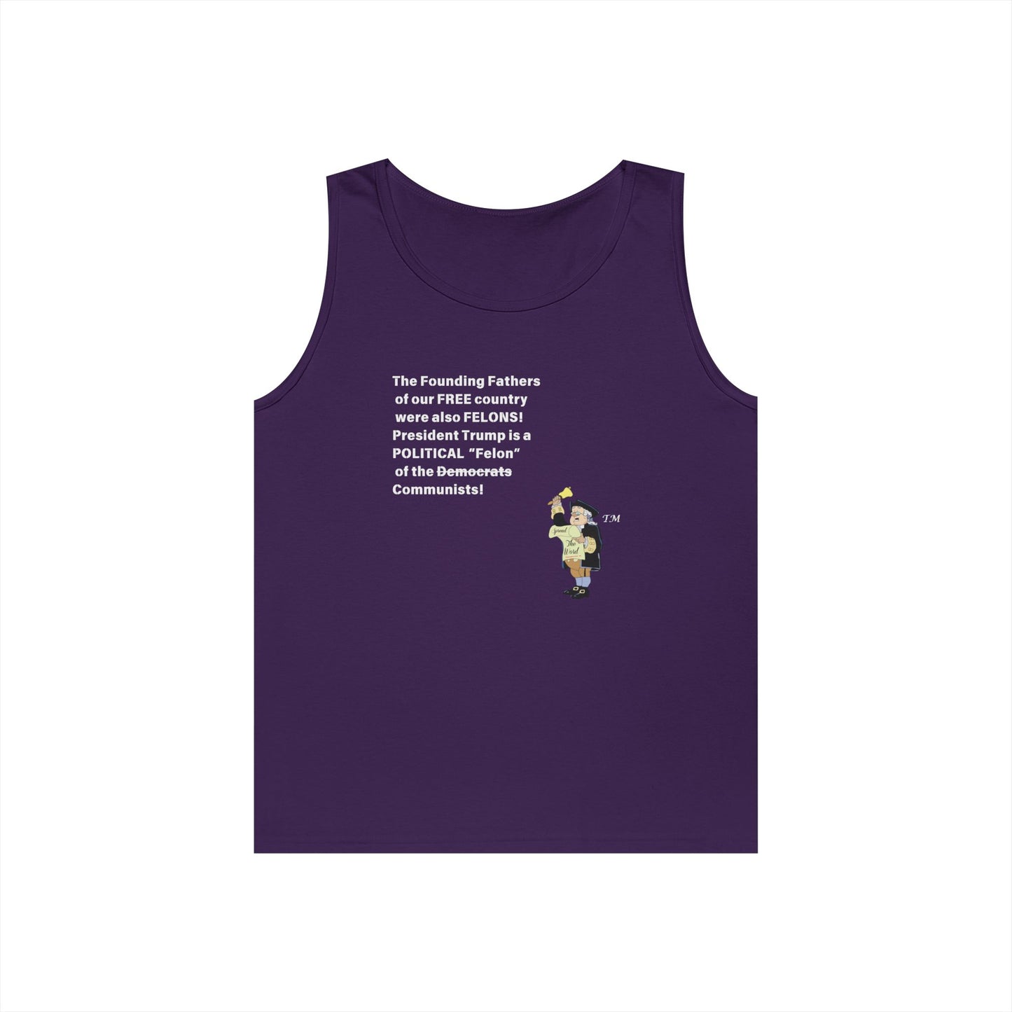 Founding Felons Tank Top - Unisex Heavy Cotton Style