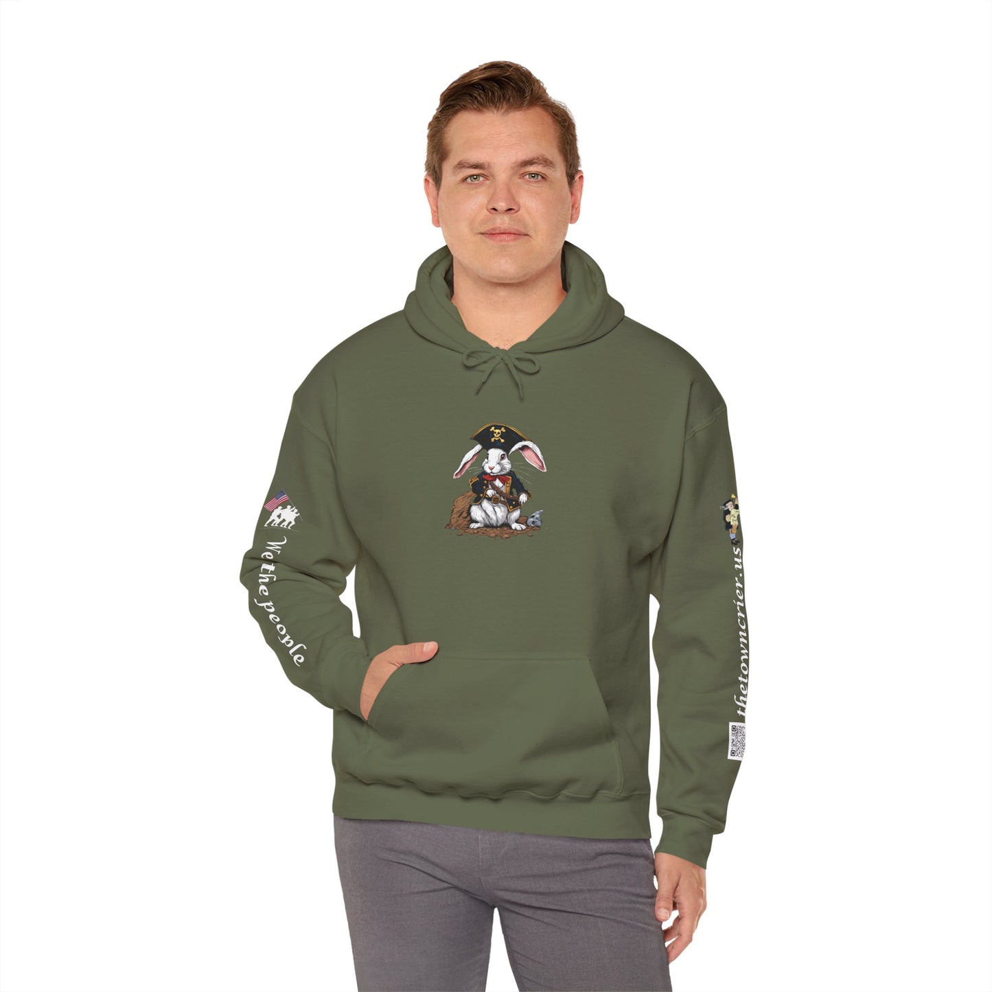 Pirate Bunny Unisex Heavy Blend™ Hooded Sweatshirt
