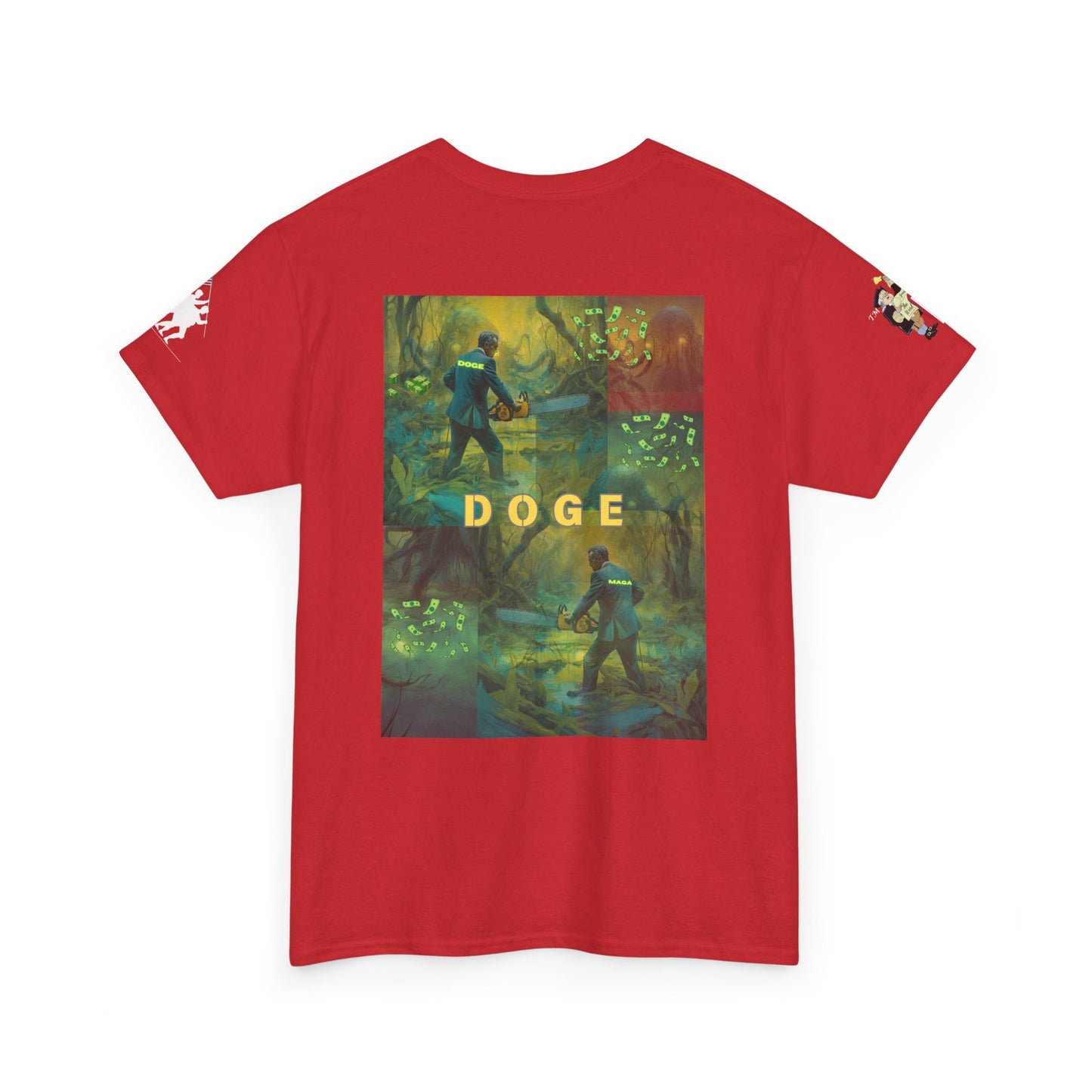 DOGE PANIC MONEY IN DC! Unisex Heavy Cotton Tee