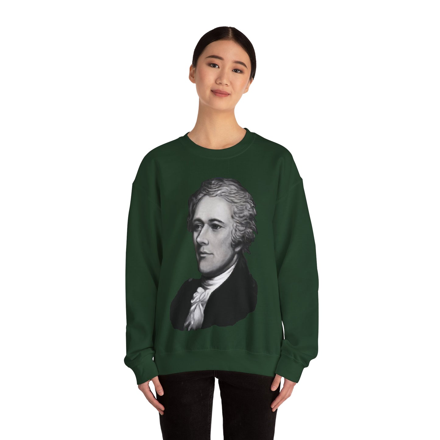 Alexander Hamilton Founding Father series, Unisex Heavy Blend™ Crewneck Sweatshirt