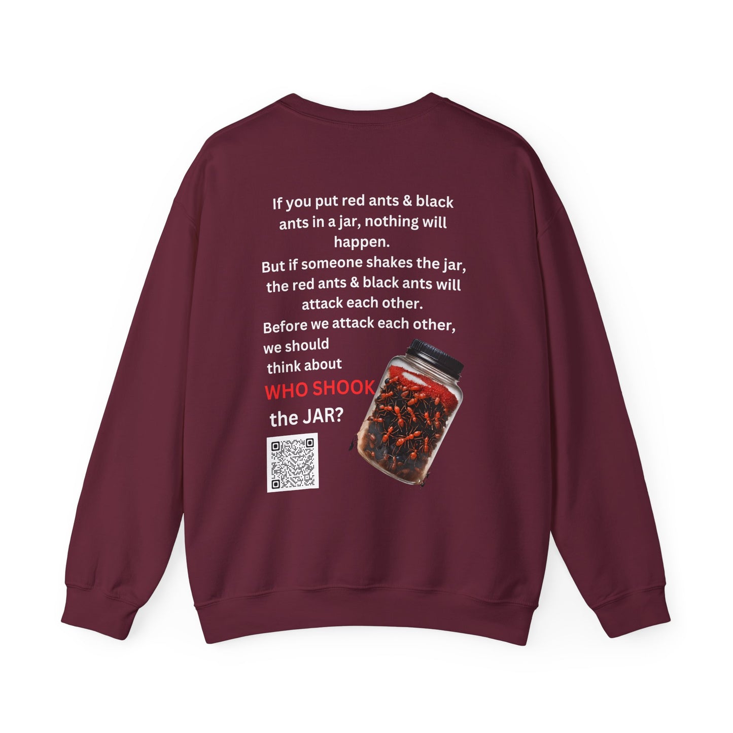 Who Shook the Jar? Unisex Heavy Blend™ Crewneck Sweatshirt