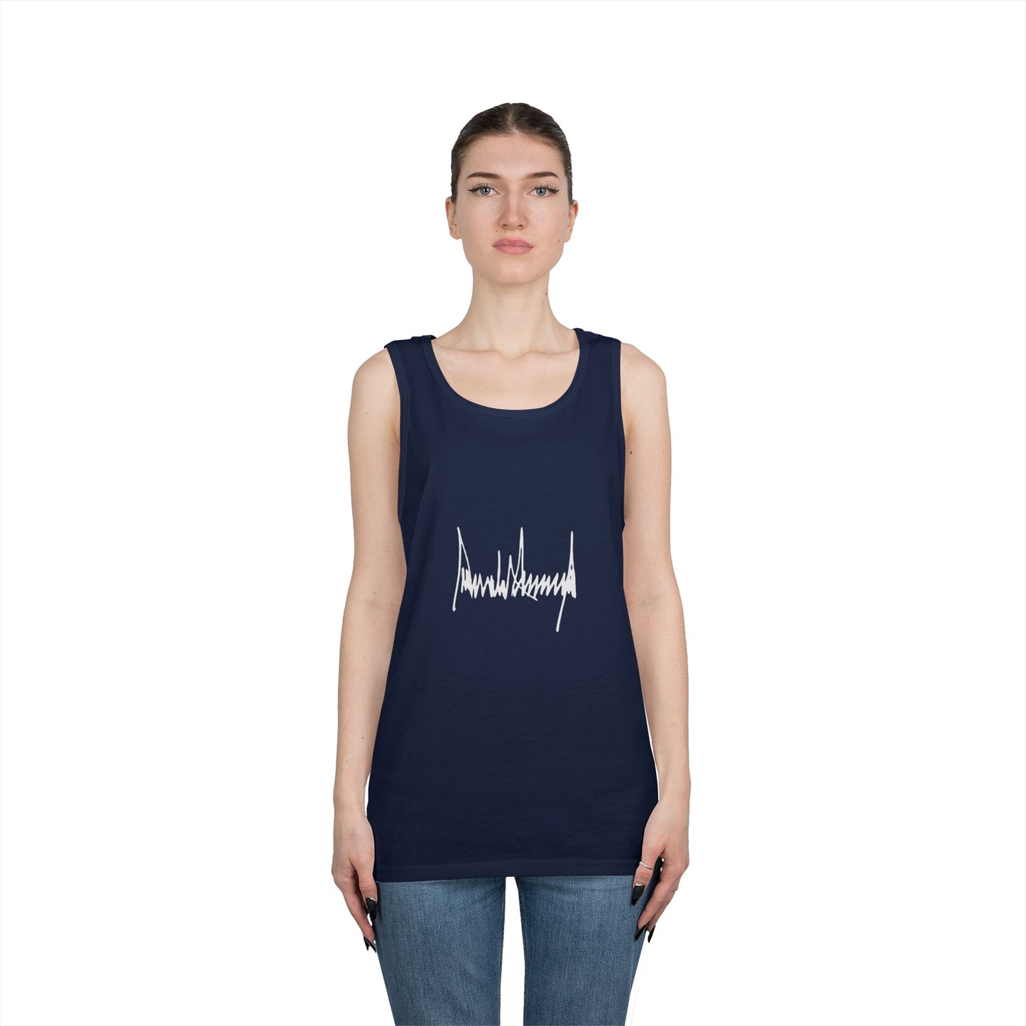 Coming for You! Unisex Heavy Cotton Tank Top - Bold Graphic Design for Statement Style