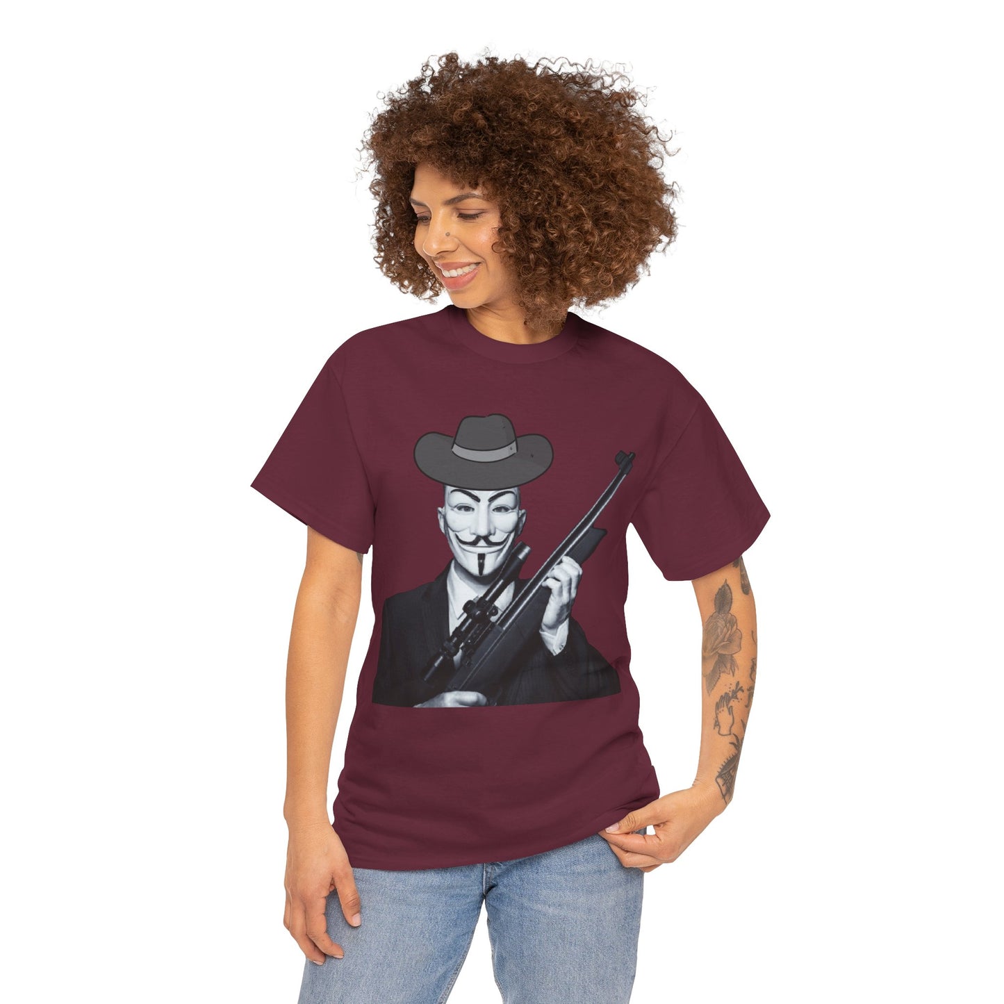 Guy Fawkes Unisex Heavy Cotton Tee