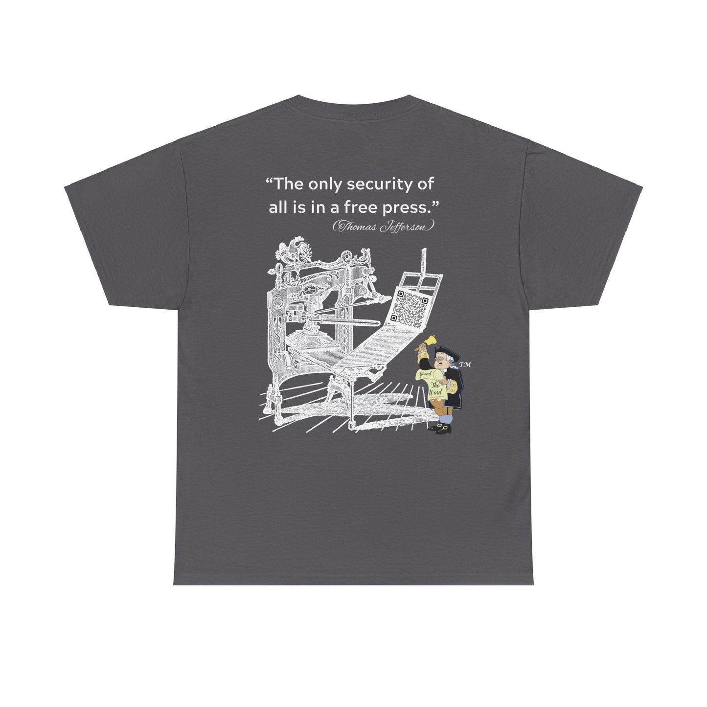 Freedom of Free Press Unisex Heavy Cotton Tee
