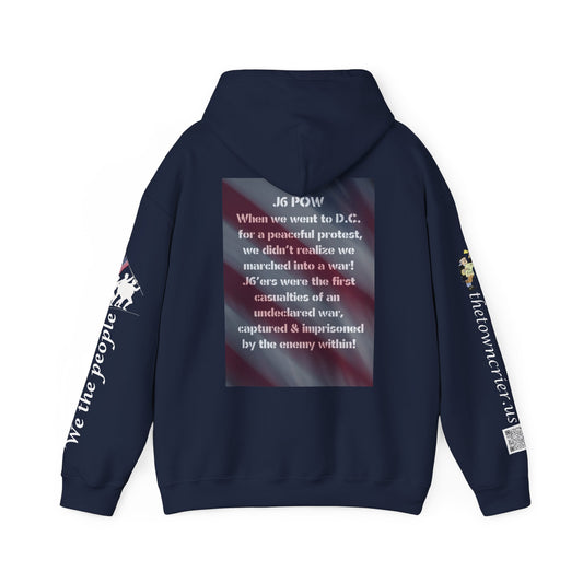 J6 POW DC. Unisex Heavy Blend™ Hooded Sweatshirt