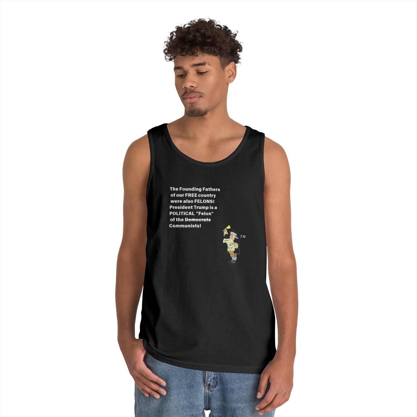 Founding Felons Tank Top - Unisex Heavy Cotton Style