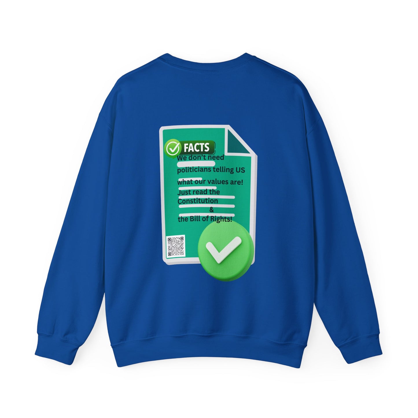 Fact check this! Unisex Heavy Blend™ Crewneck Sweatshirt