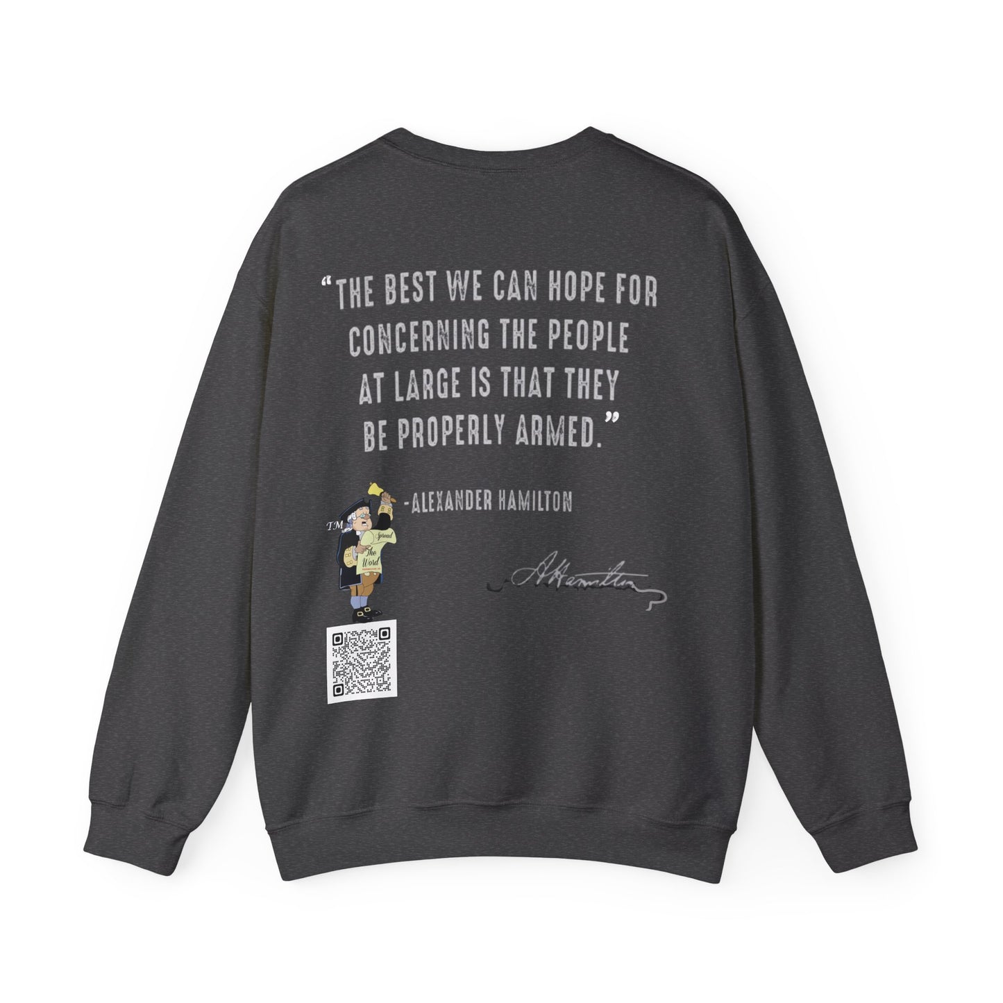 Alexander Hamilton Founding Father series, Unisex Heavy Blend™ Crewneck Sweatshirt