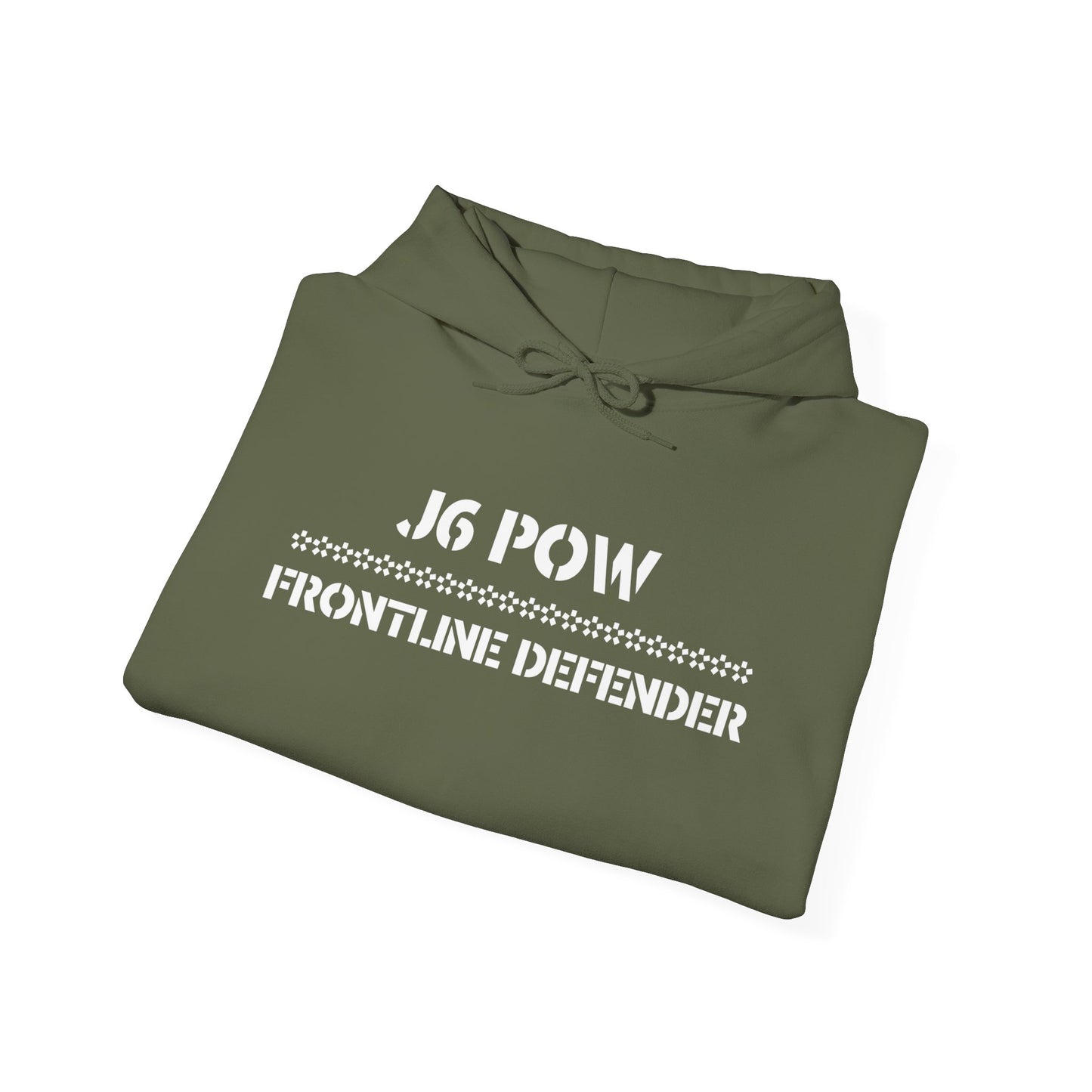 J6 POW of the Deep State! Unisex Heavy Blend™ Hooded Sweatshirt