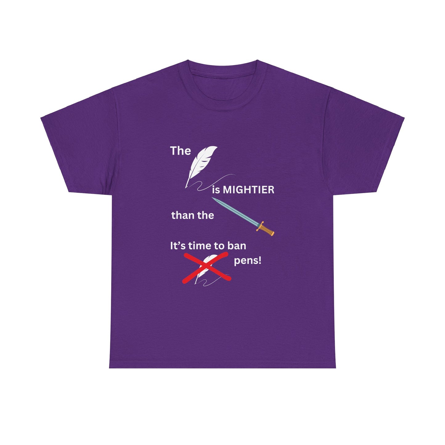 Pen V Sword Unisex Heavy Cotton Tee