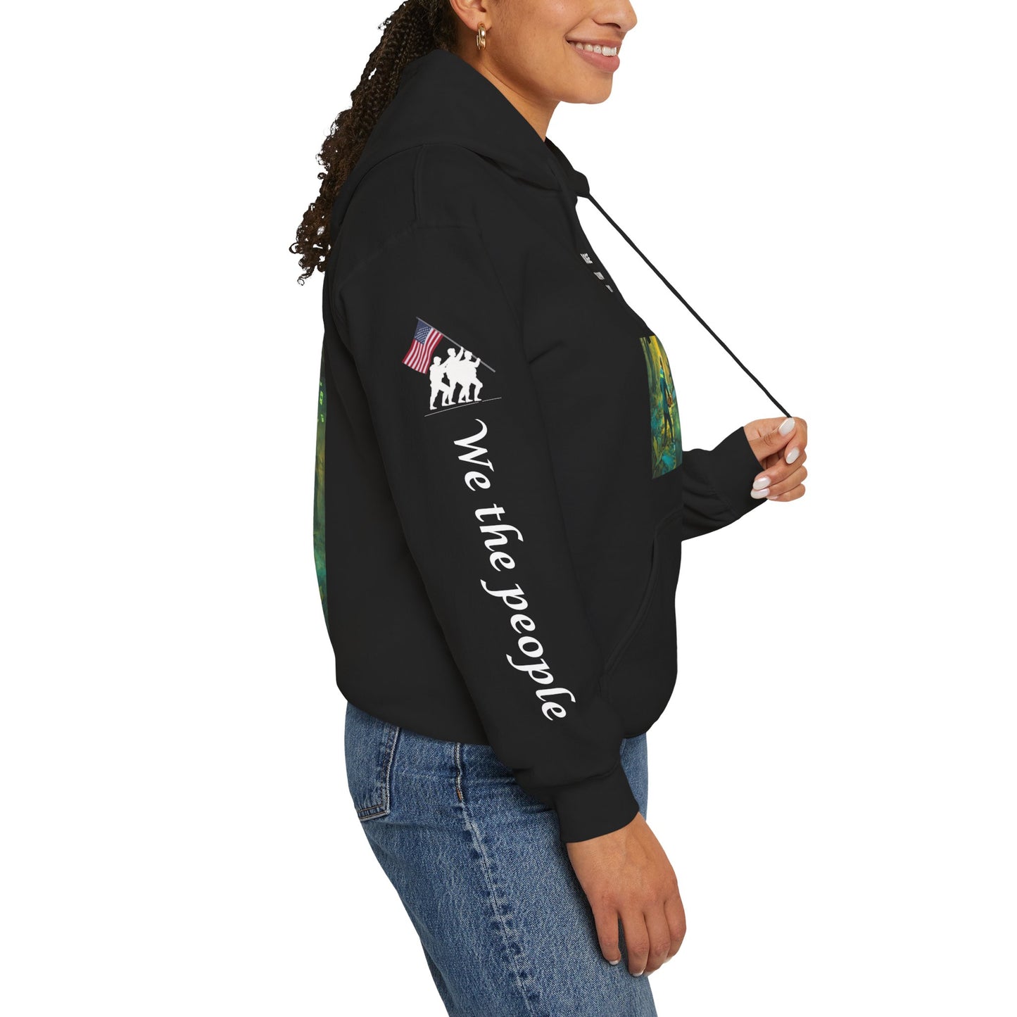 DOGE PANIC MONEY IN DC! Unisex Heavy Blend™ Hooded Sweatshirt