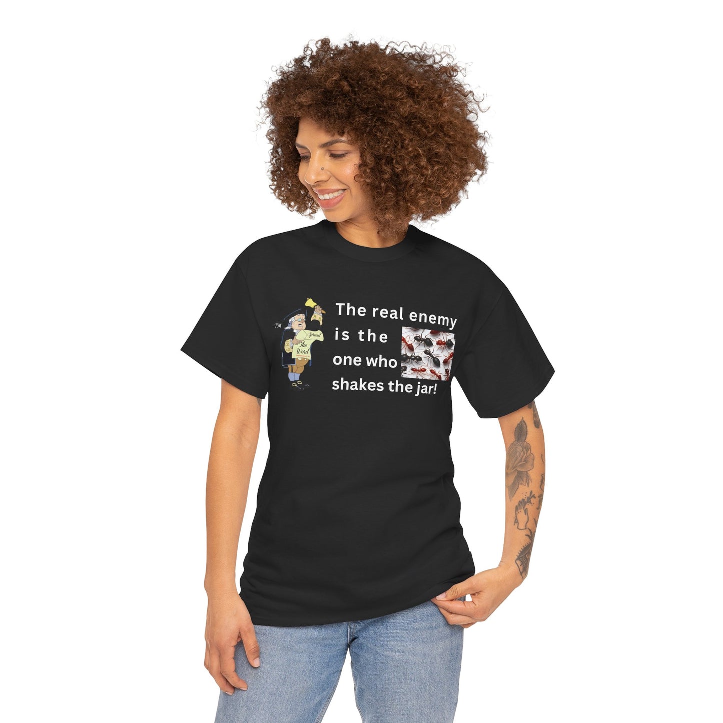Who shook the Jar? Unisex Heavy Cotton Tee