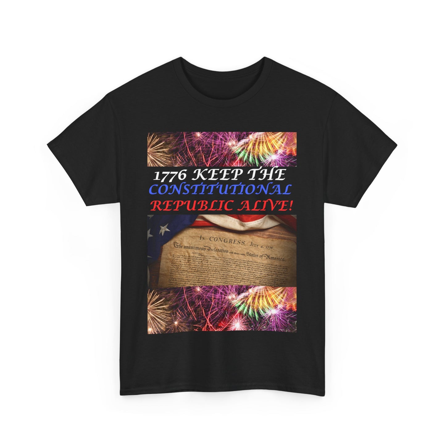 4th of July All Year Long! Unisex Heavy Cotton Tee