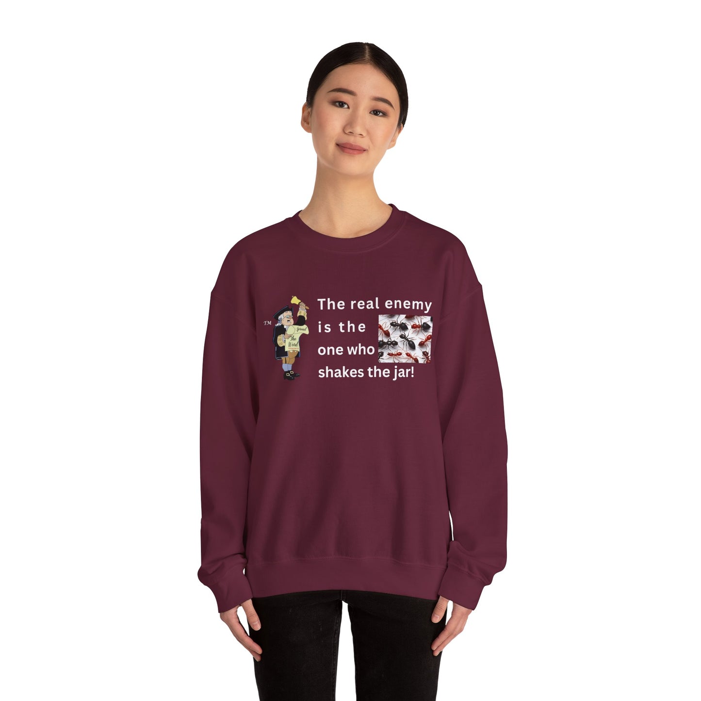 Who Shook the Jar? Unisex Heavy Blend™ Crewneck Sweatshirt