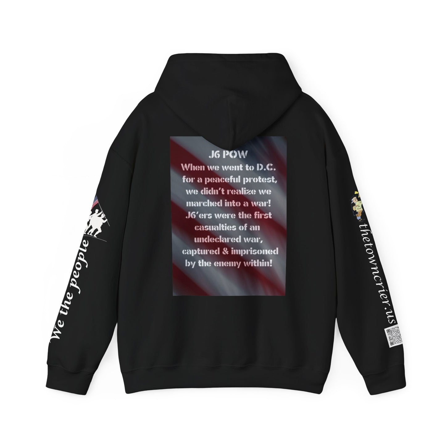 J6 POW DC. Unisex Heavy Blend™ Hooded Sweatshirt