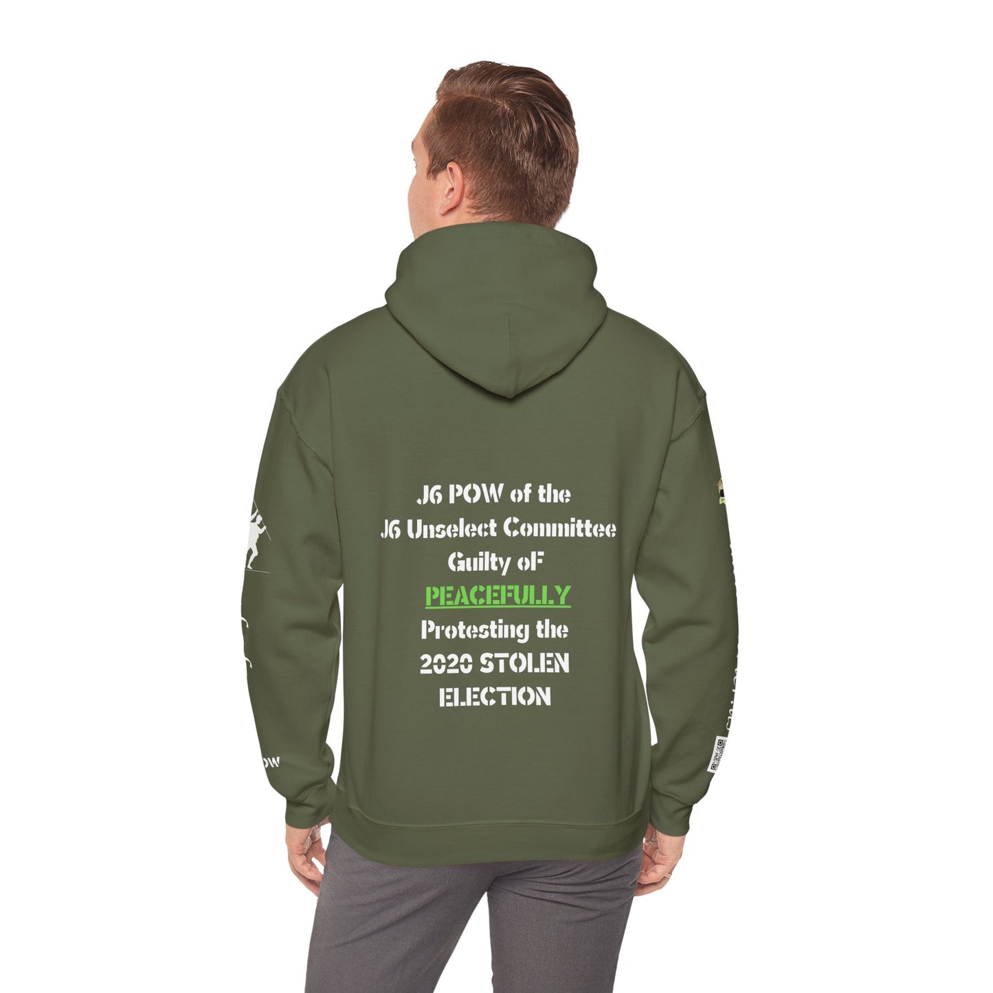 J6 POW of Unselect Unisex Heavy Blend™ Hooded Sweatshirt
