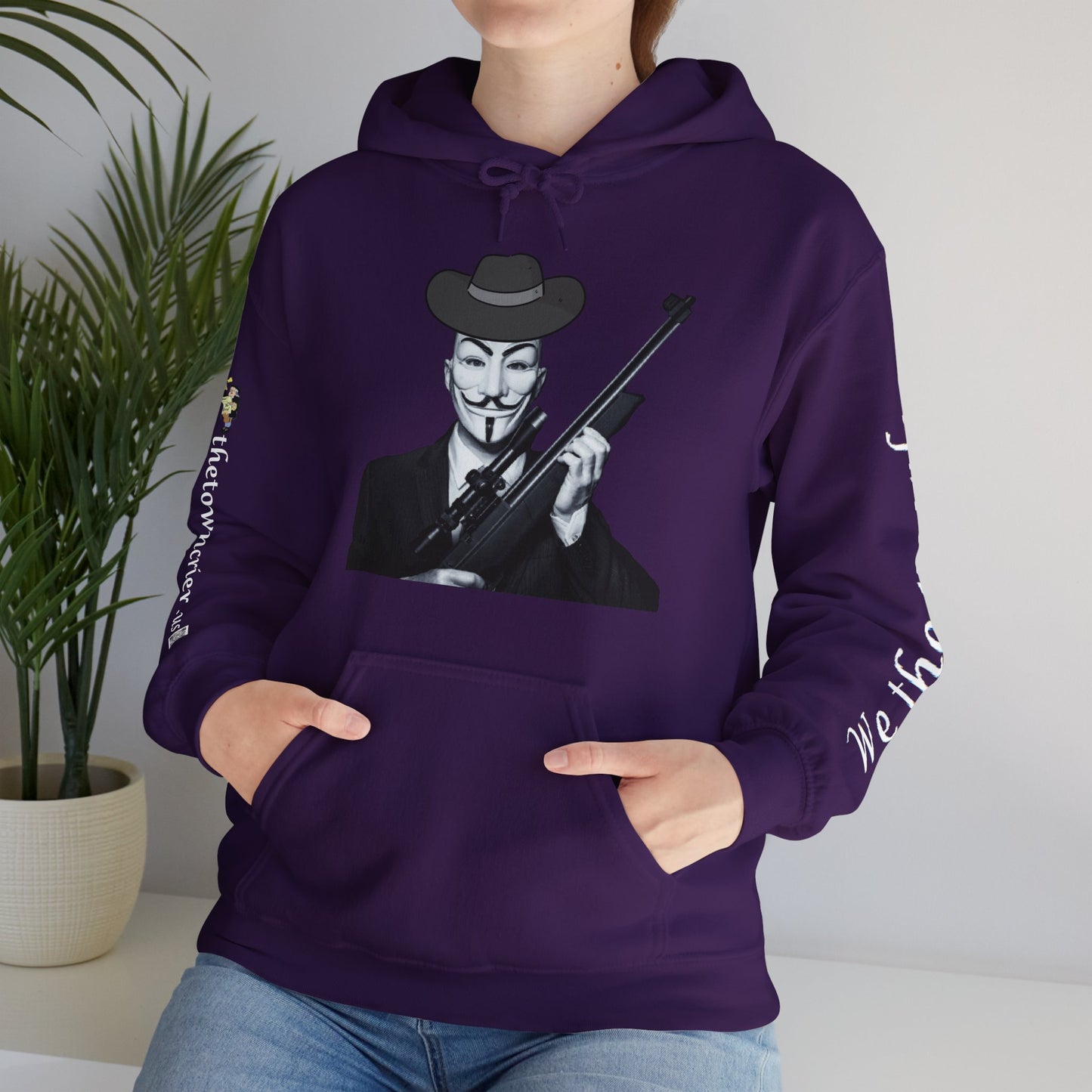 Guy Fawkes Hoodie Unisex Heavy Blend™ Hooded Sweatshirt