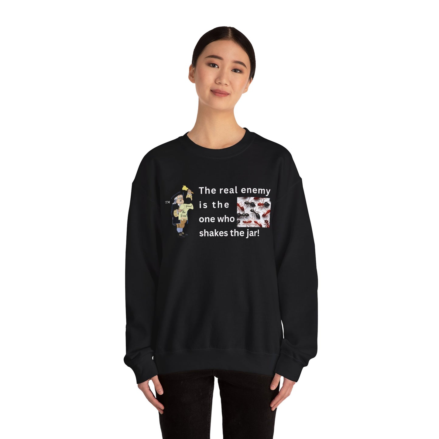 Who Shook the Jar? Unisex Heavy Blend™ Crewneck Sweatshirt