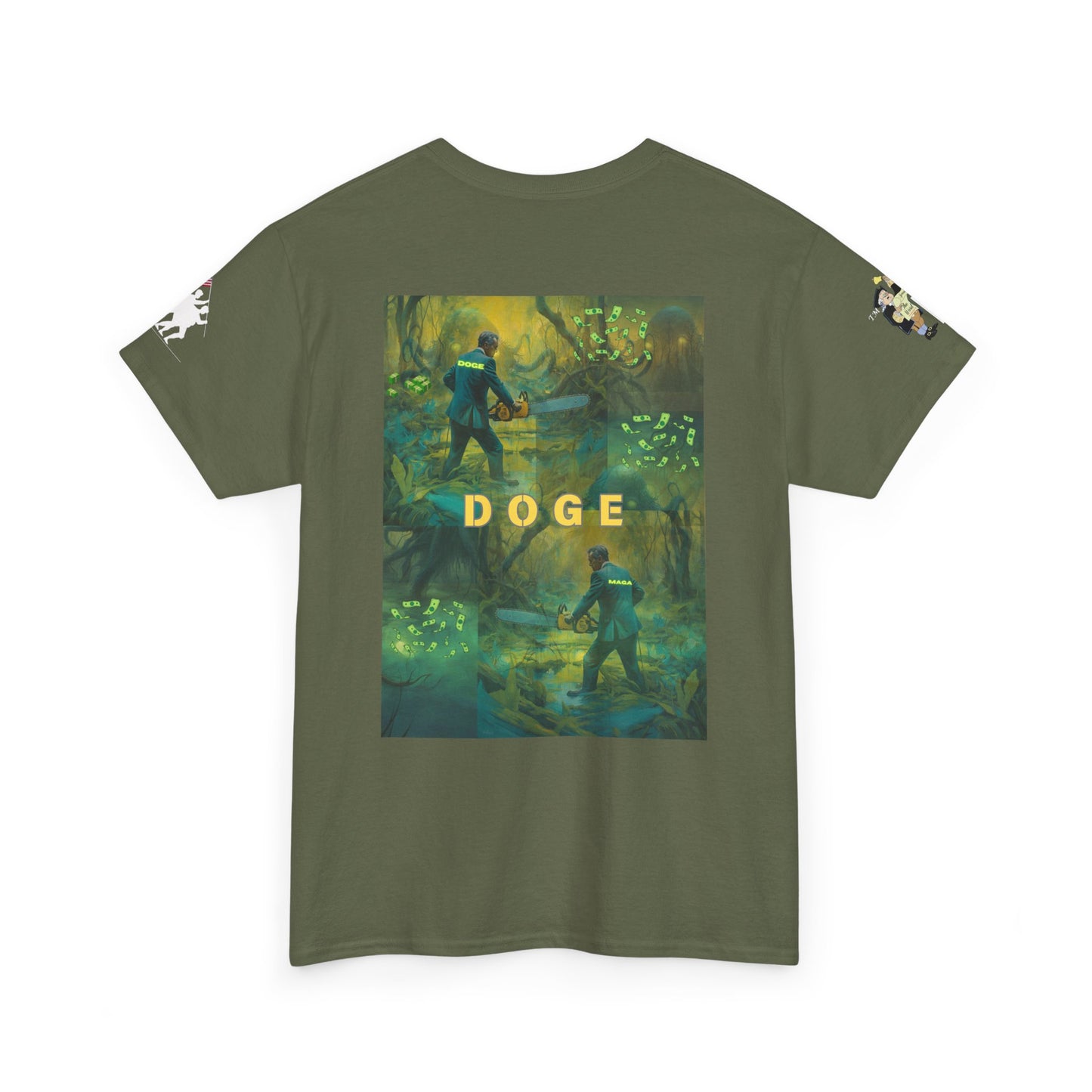 DOGE PANIC MONEY IN DC! Unisex Heavy Cotton Tee