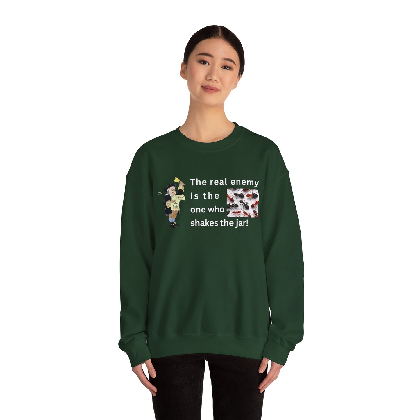 Who Shook the Jar? Unisex Heavy Blend™ Crewneck Sweatshirt