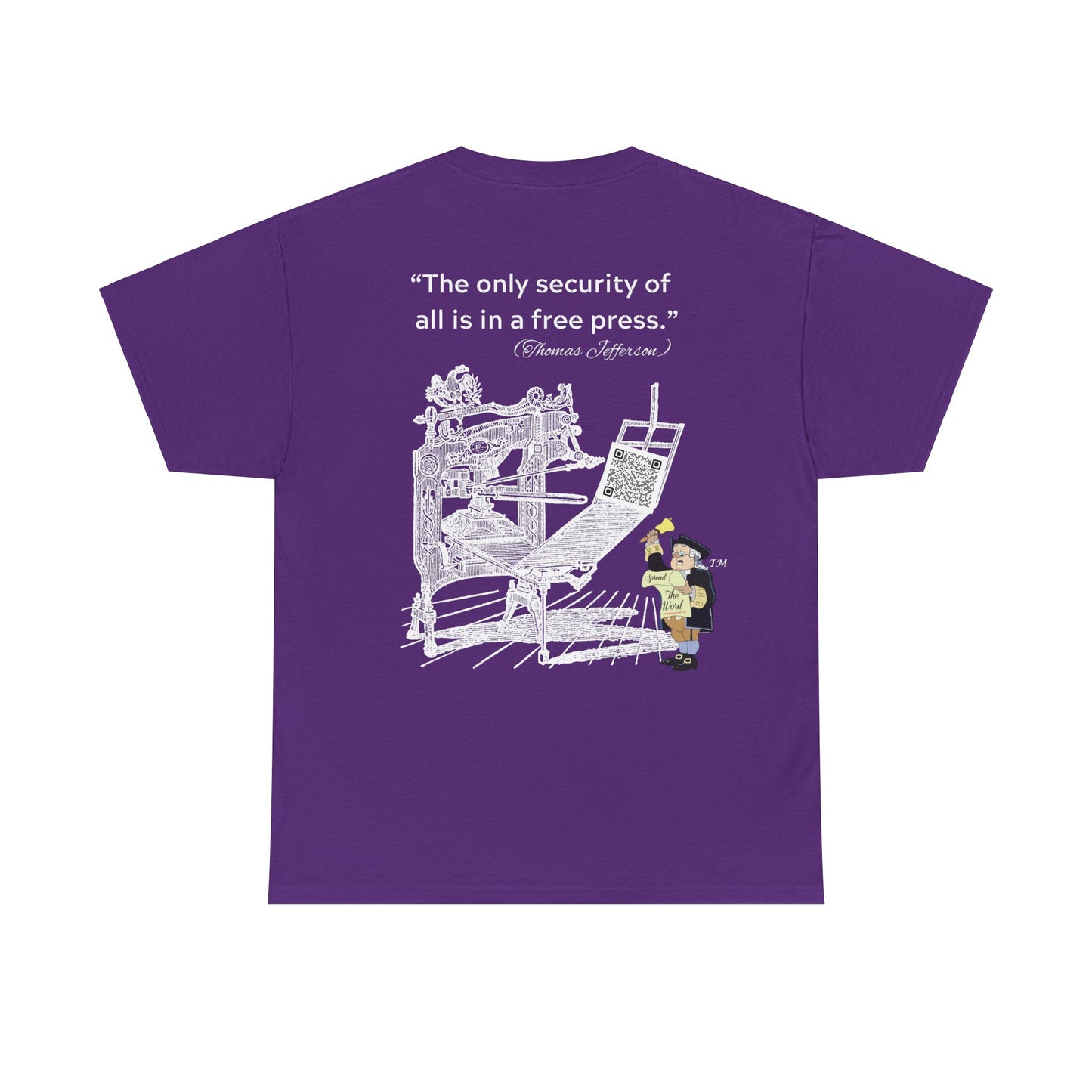 Freedom of Free Press Unisex Heavy Cotton Tee